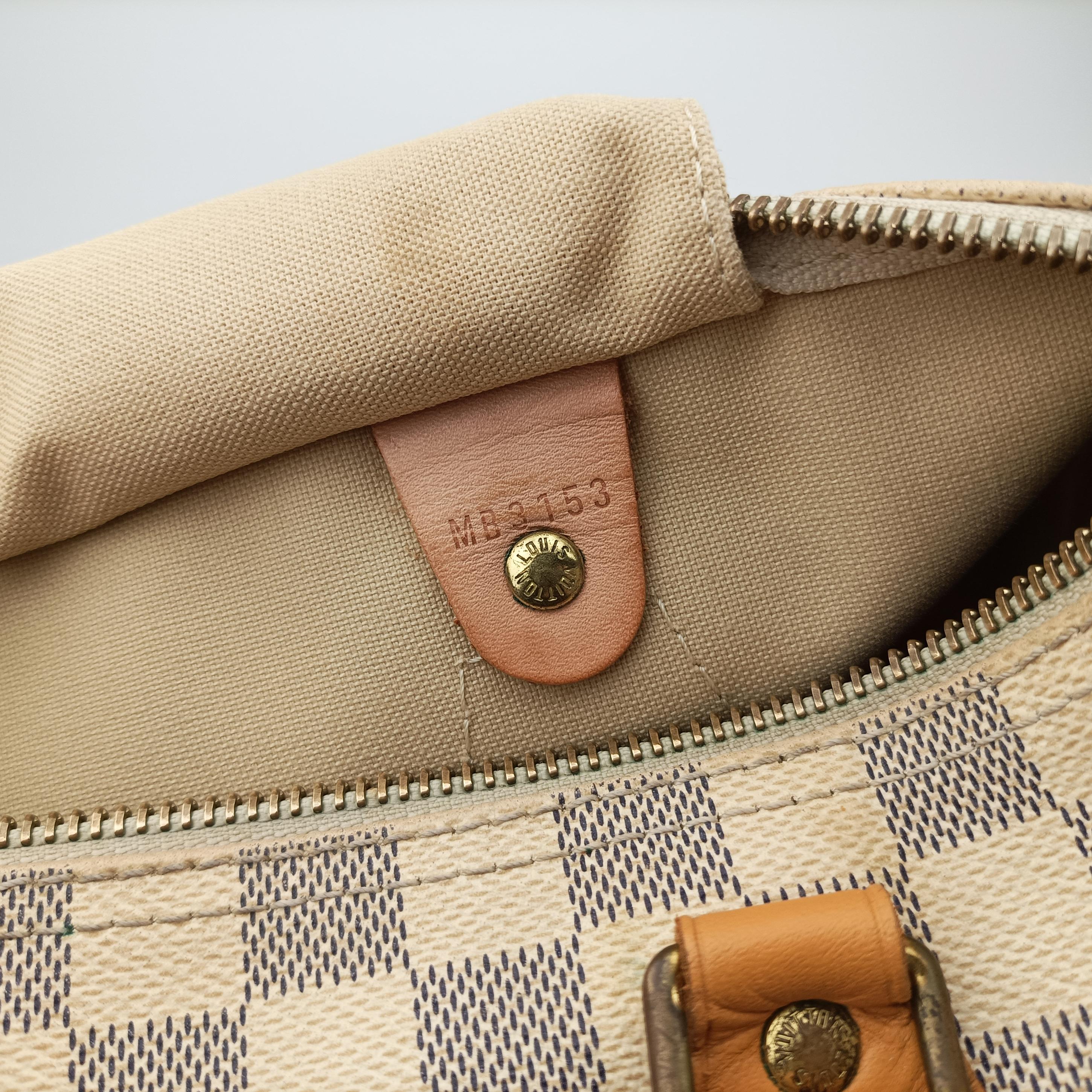 Pre-owned Louis Vuitton SPEEDY 30 Azur Damier Canvas N41533 handbag | stylenewstar