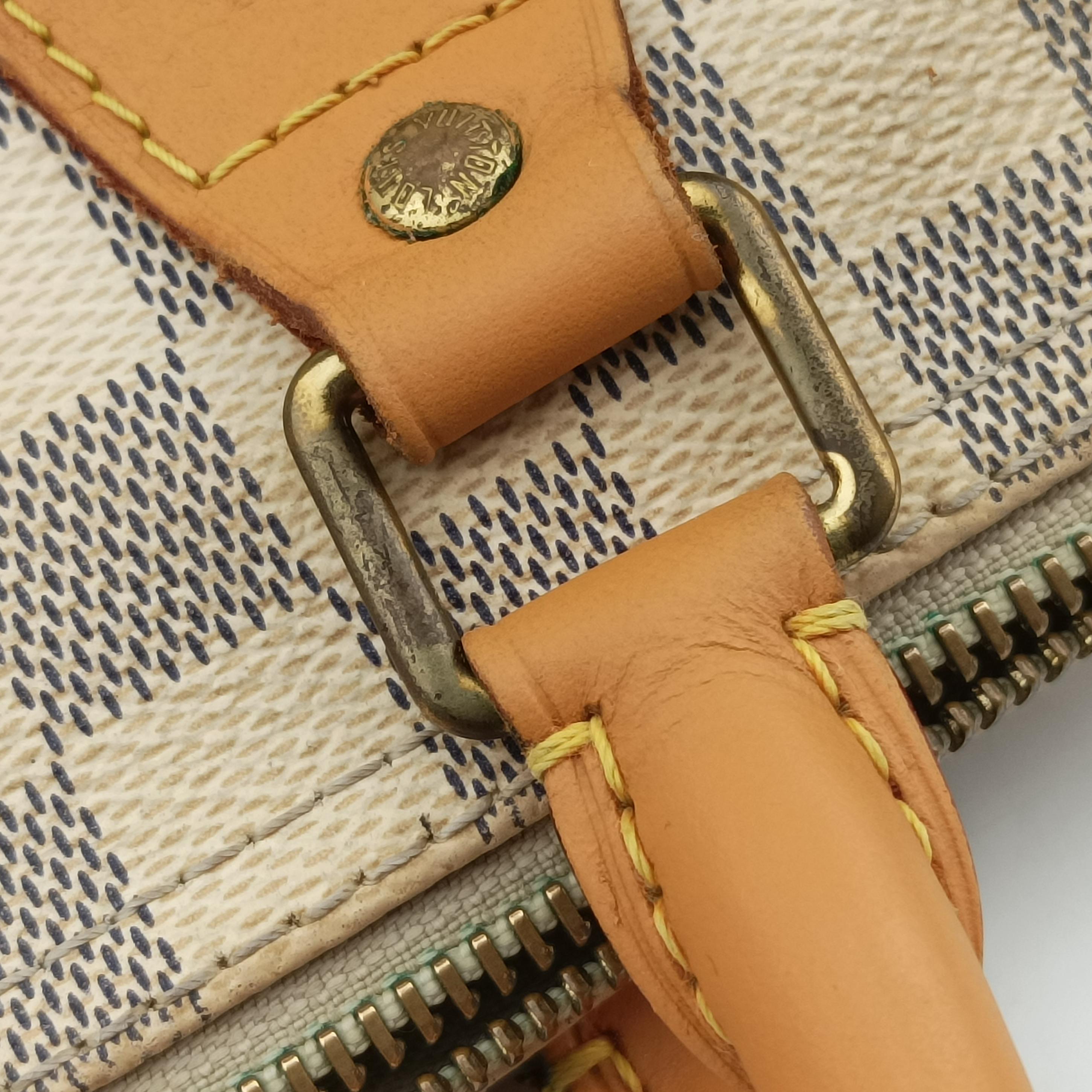 Pre-owned Louis Vuitton SPEEDY 30 Azur Damier Canvas N41533 handbag | stylenewstar