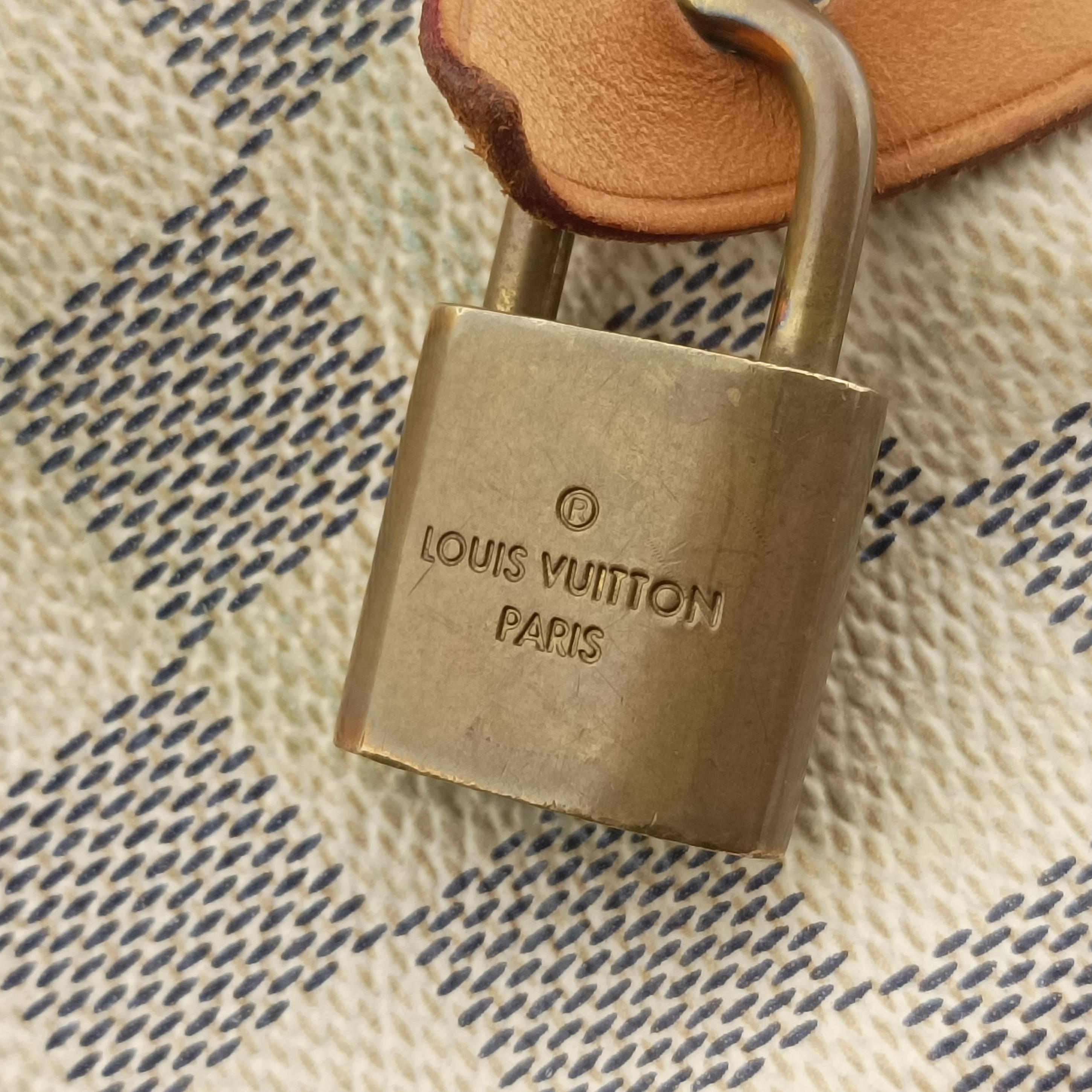 Pre-owned Louis Vuitton SPEEDY 30 Azur Damier Canvas N41533 handbag | stylenewstar