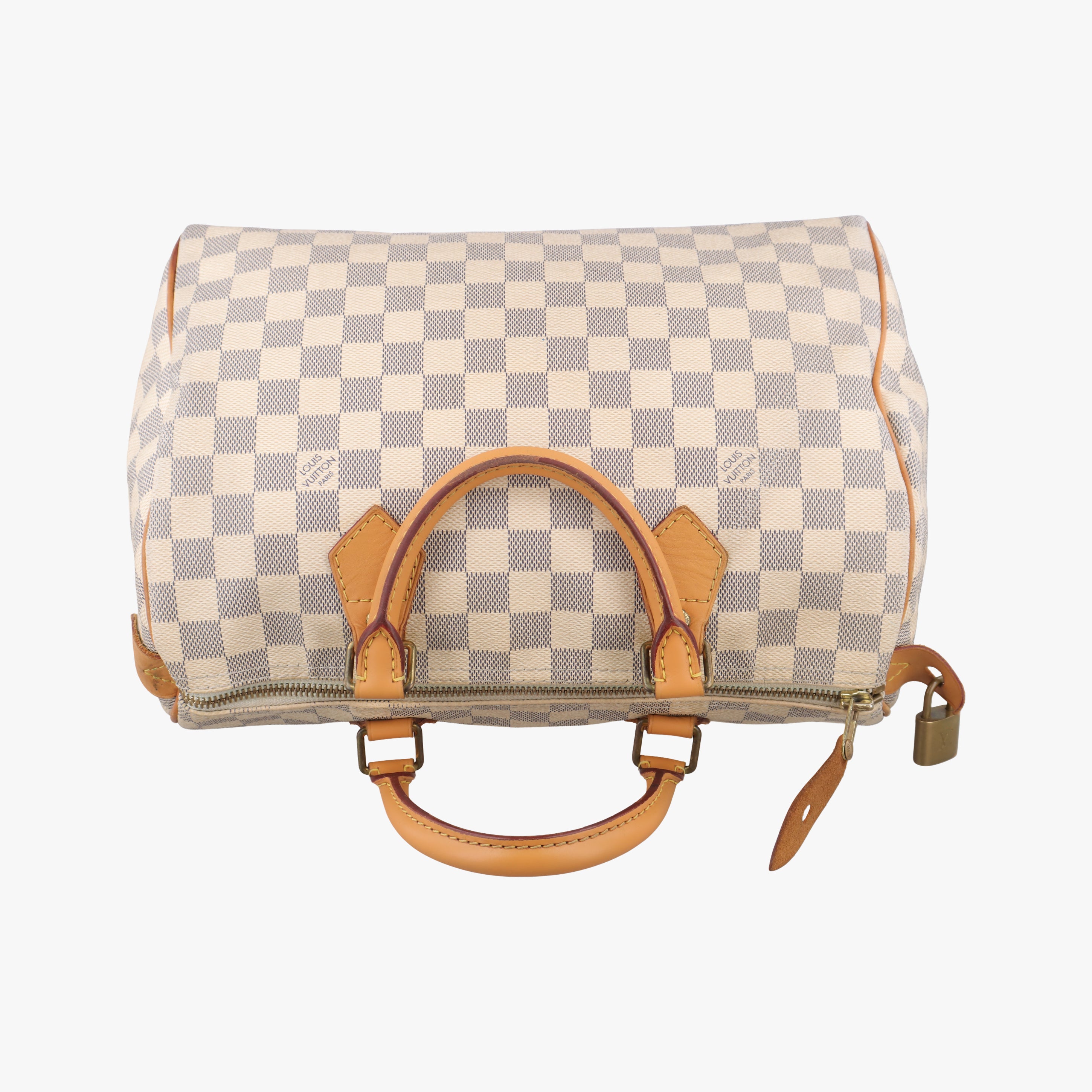 Pre-owned Louis Vuitton SPEEDY 30 Azur Damier Canvas N41533 handbag | stylenewstar