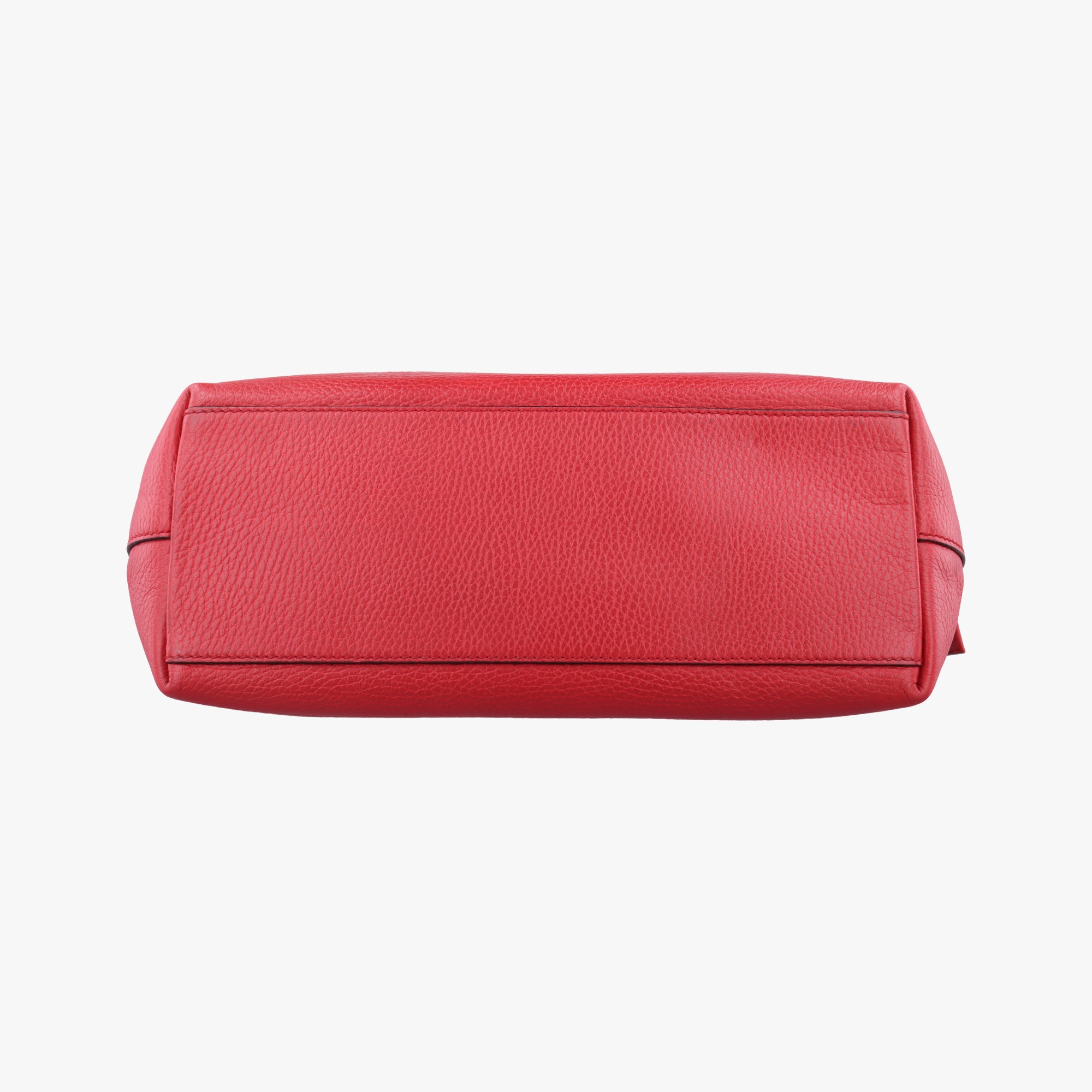 Pre-owned Gucci interlocking G Charmy Red Leather 449659 shoulderbag | stylenewstar