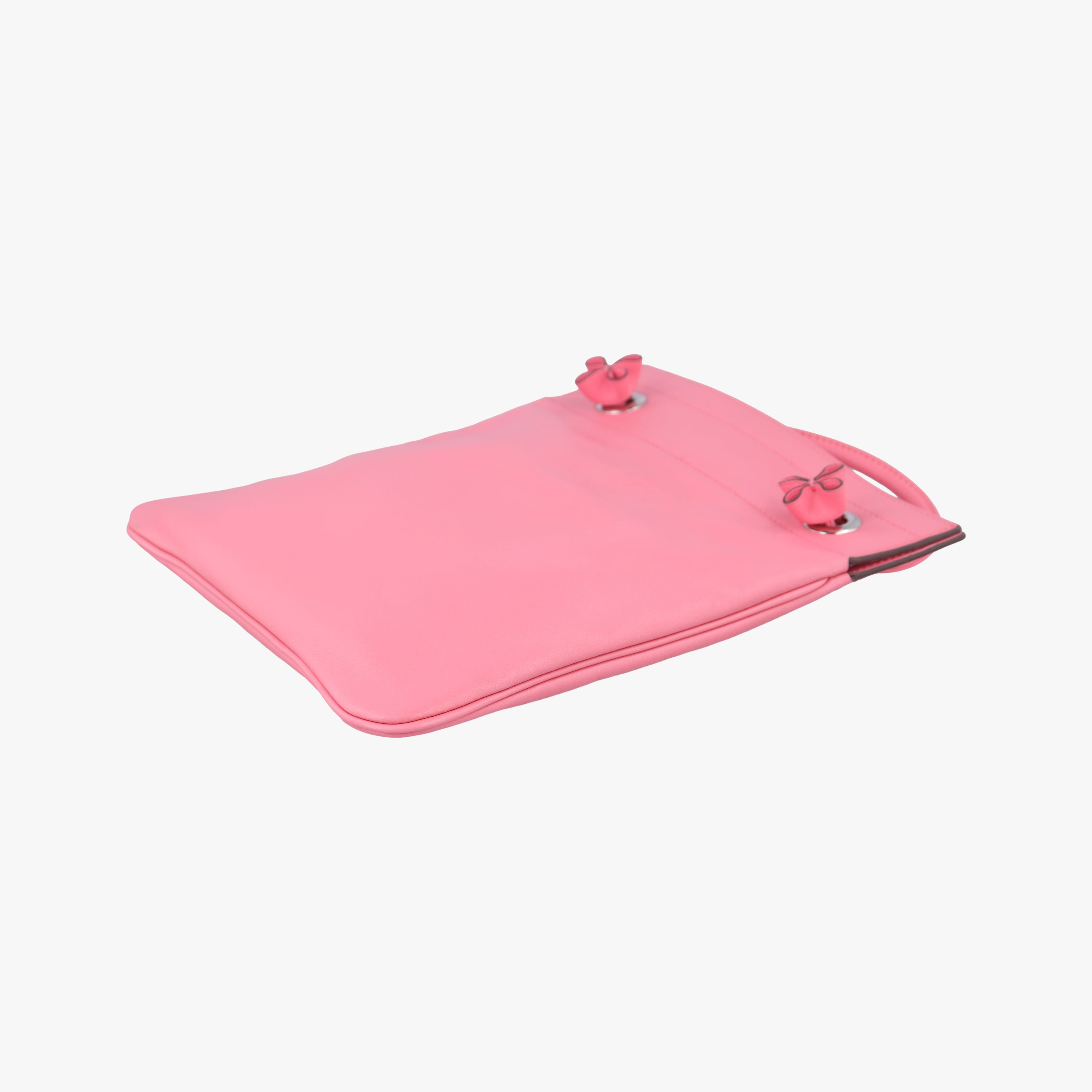 Pre-owned Hermes Sac Aline mini Pink lambskin  shoulderbag | stylenewstar