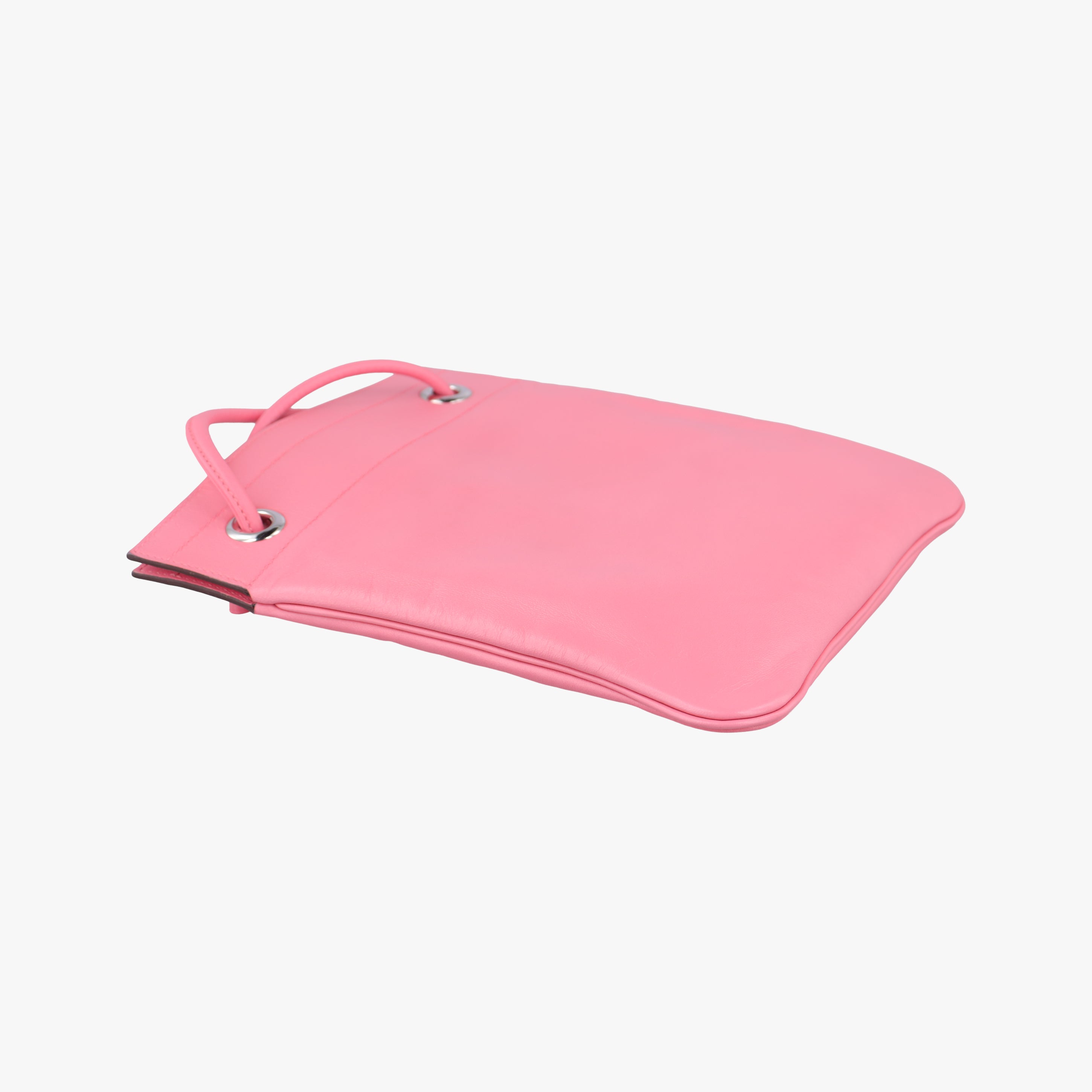 Pre-owned Hermes Sac Aline mini Pink lambskin  shoulderbag | stylenewstar