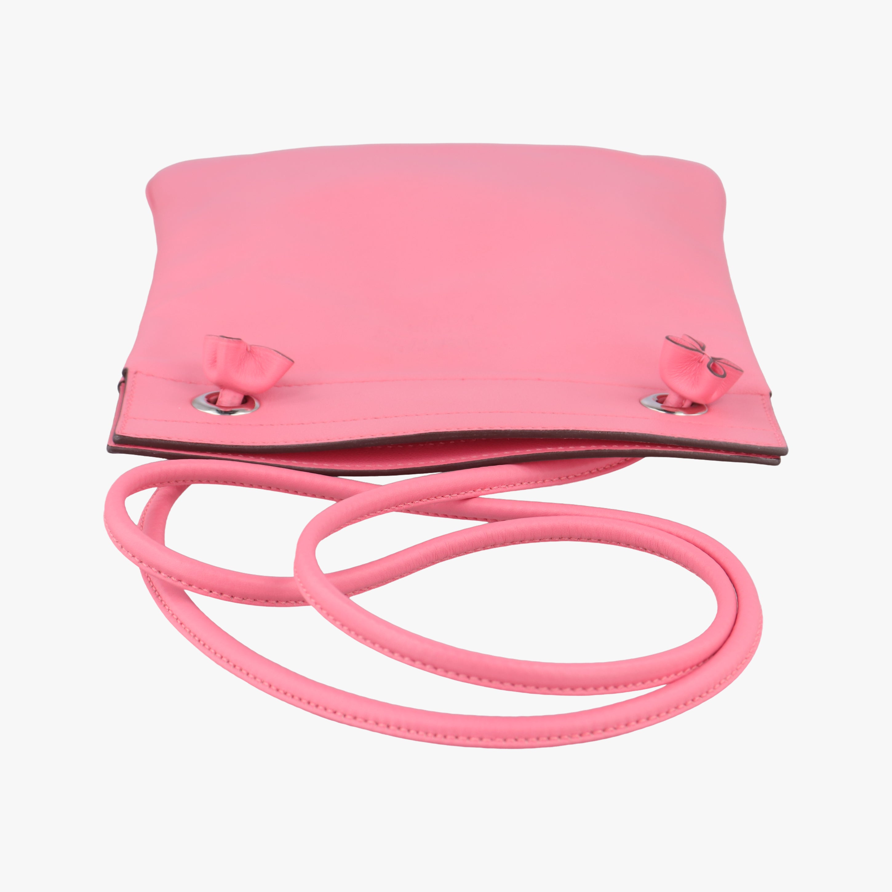 Pre-owned Hermes Sac Aline mini Pink lambskin  shoulderbag | stylenewstar