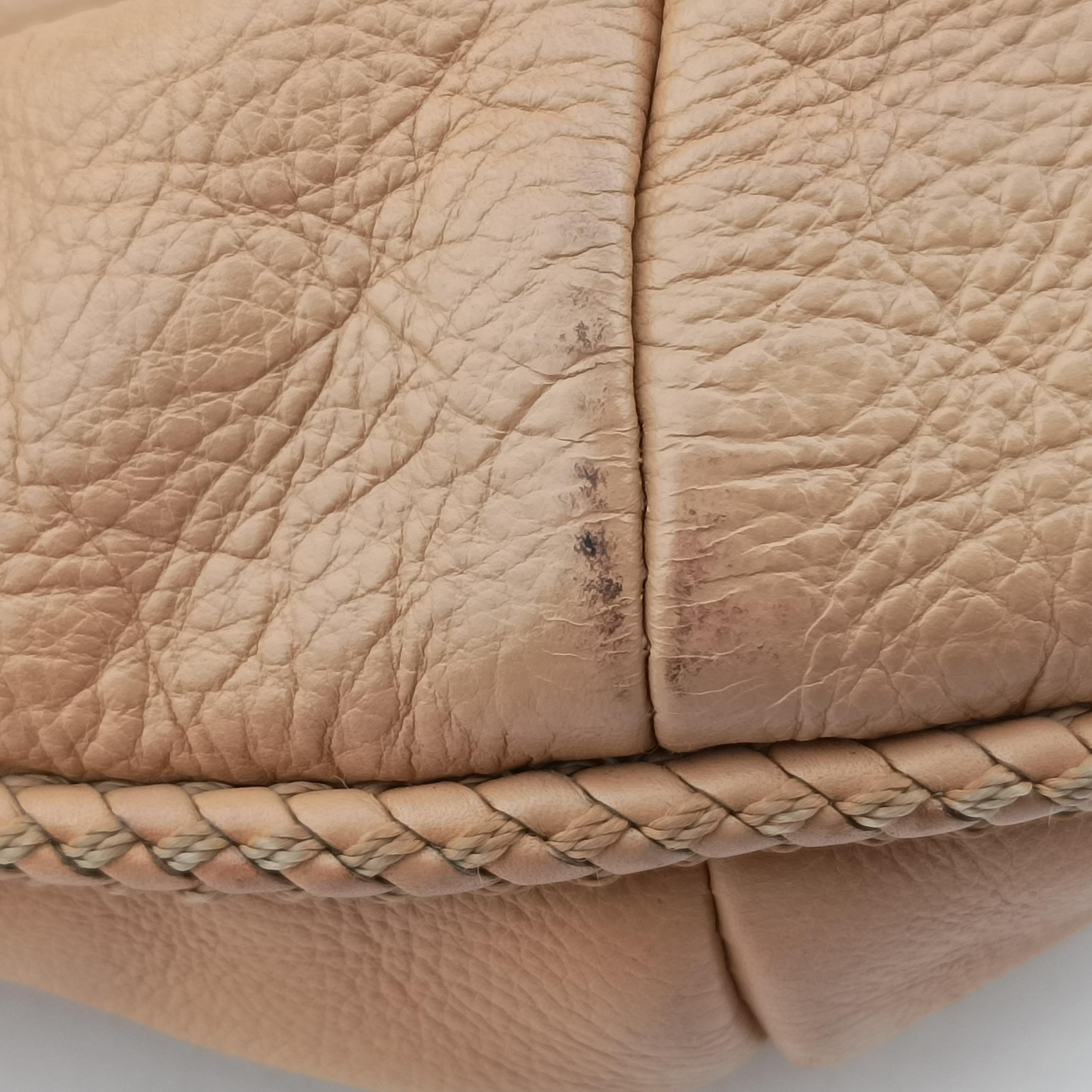 Pre-owned Gucci Marrakech beige Leather 257021 shoulderbag | stylenewstar