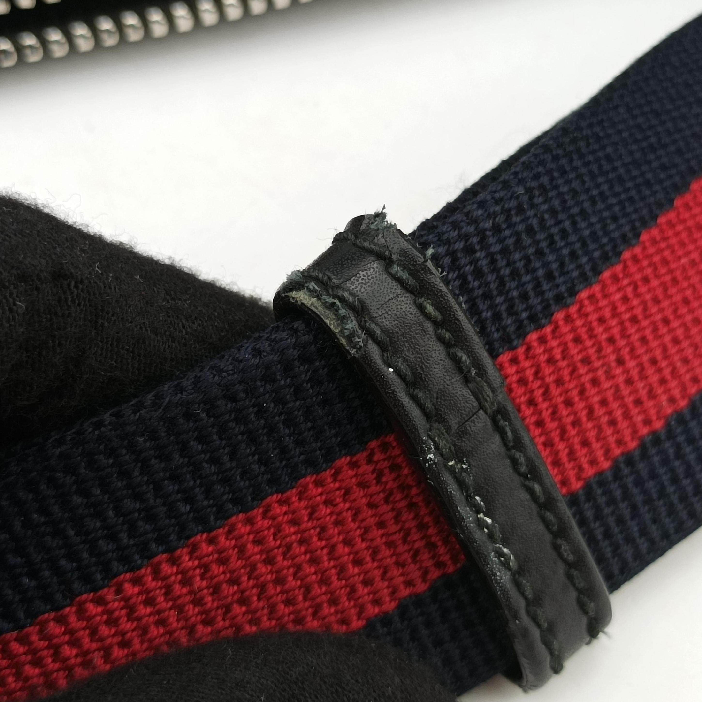 Pre-owned Gucci GG Supreme Messenger Black PVC coated canvas 474137 shoulderbag | stylenewstar