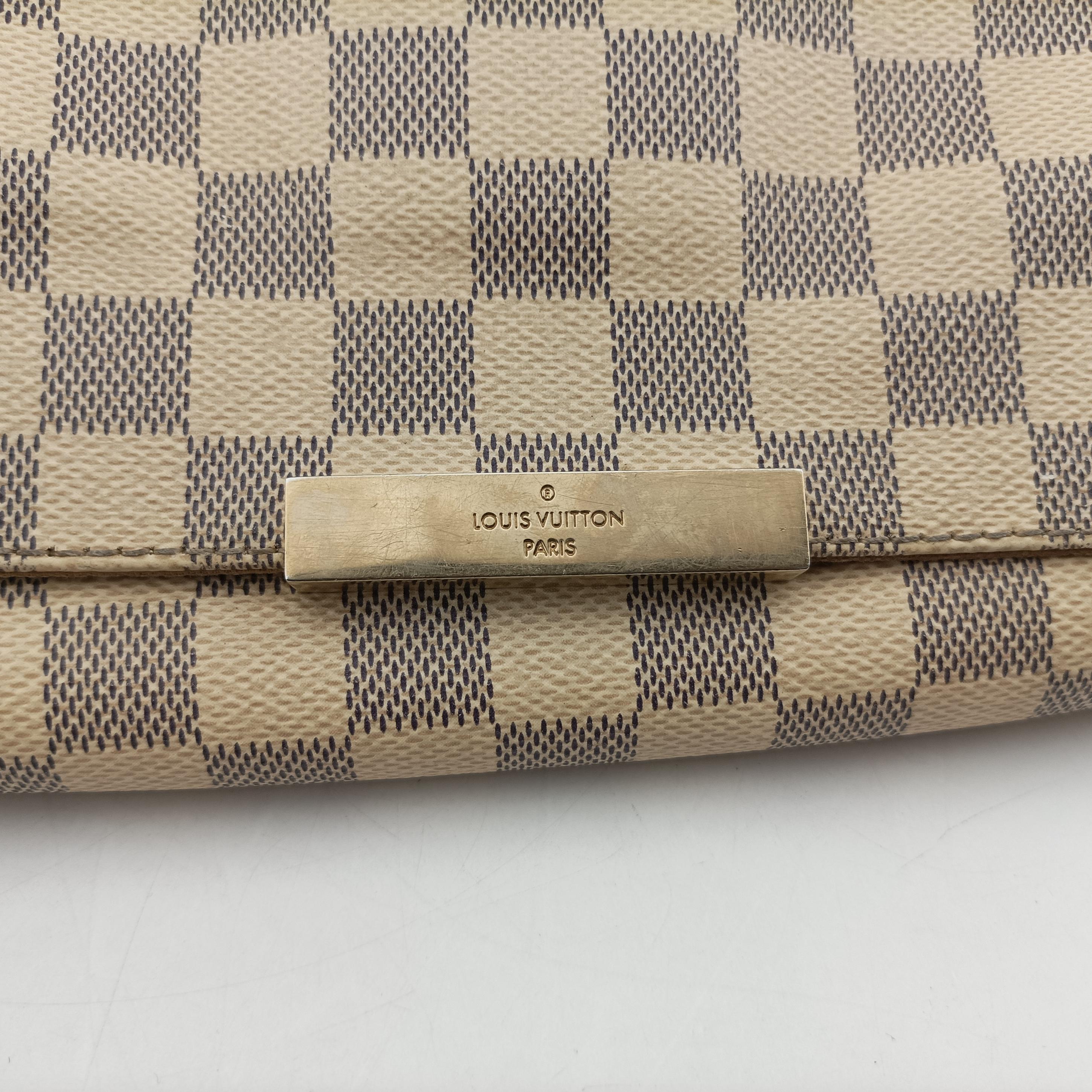 Pre-owned Louis Vuitton FAVORITE PM AZUR Damier Canvas N41277 shoulderbag | stylenewstar