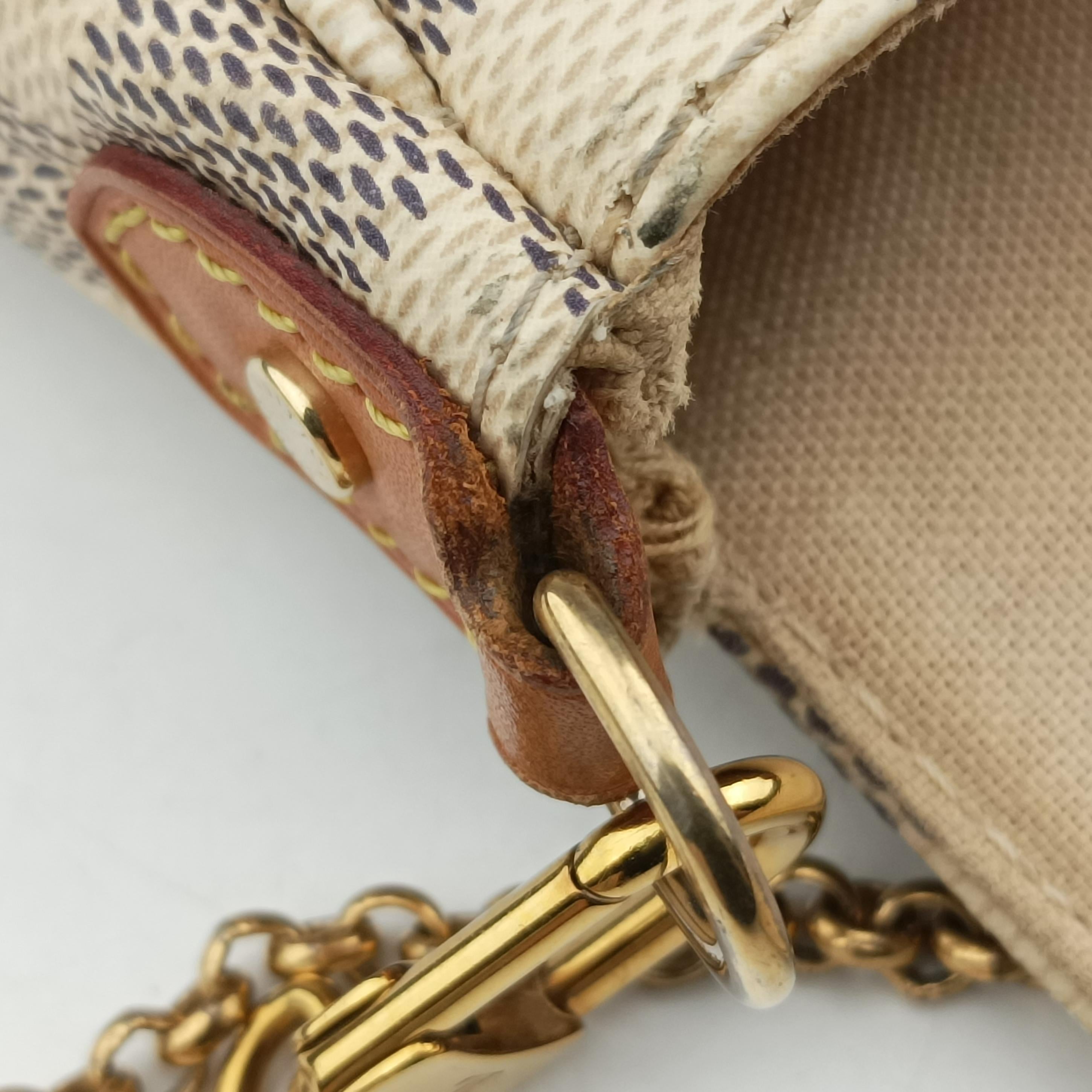 Pre-owned Louis Vuitton FAVORITE PM AZUR Damier Canvas N41277 shoulderbag | stylenewstar