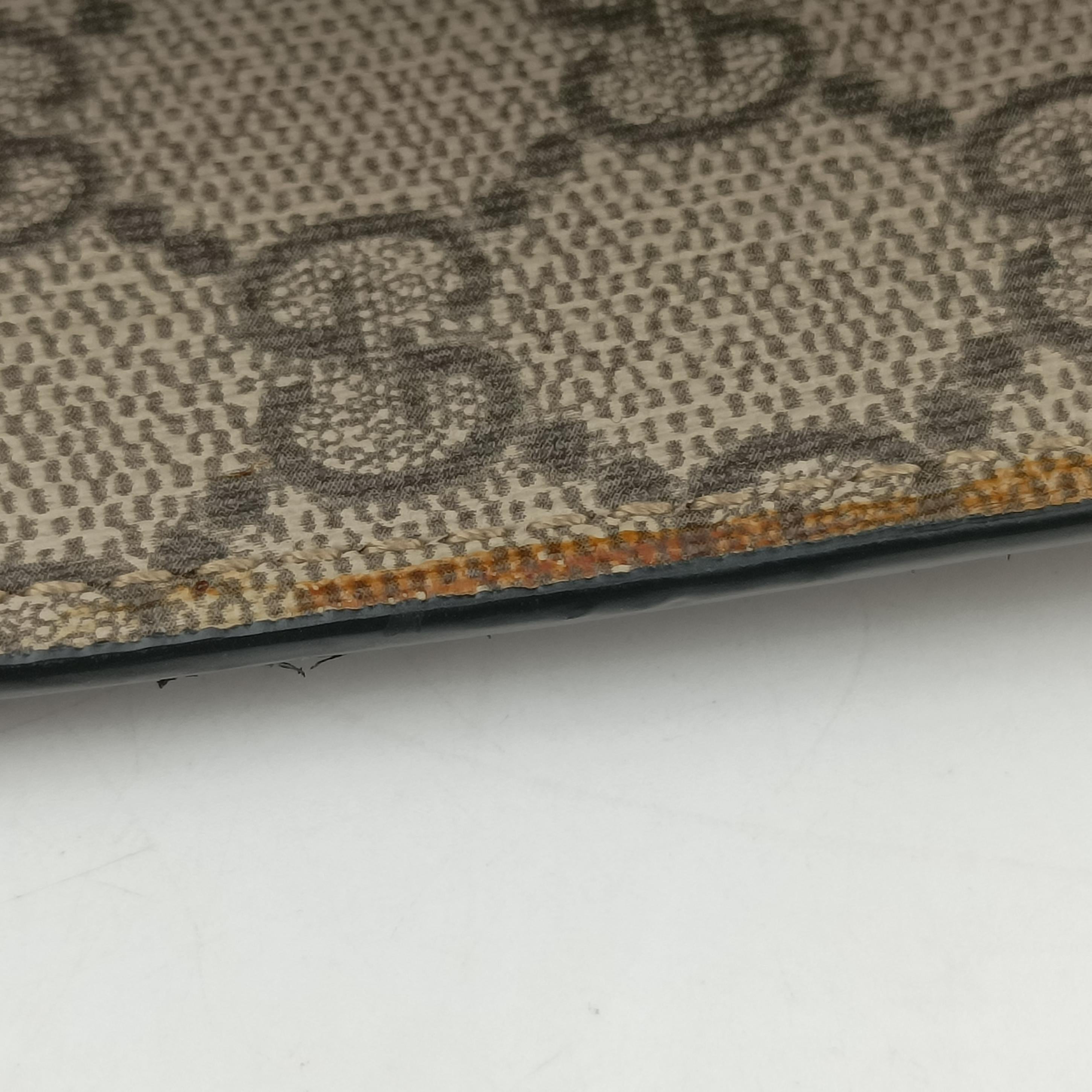 Pre-owned Gucci GG Plus GG Supreme Brown PVC coated canvas 456217 shoulderbag | stylenewstar