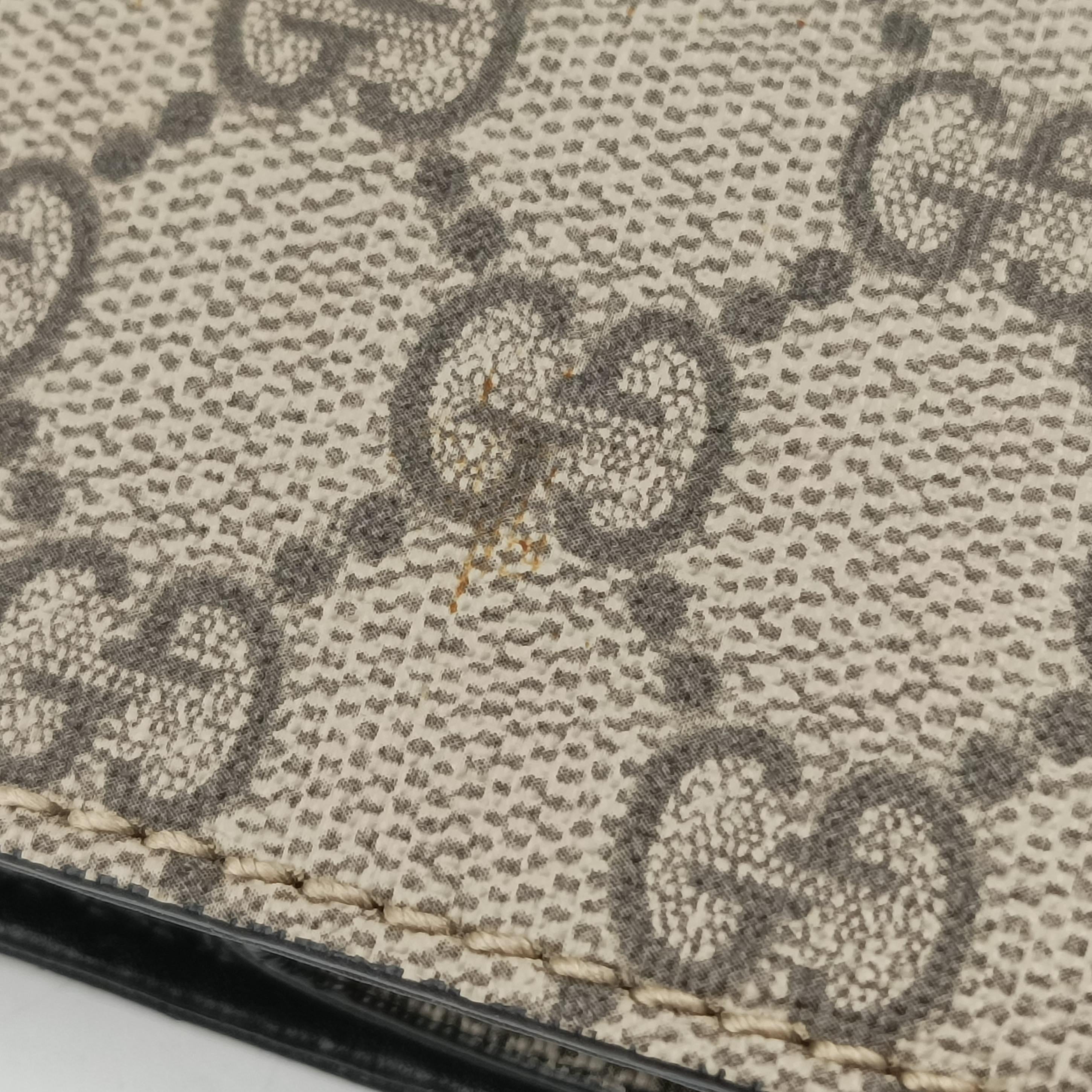Pre-owned Gucci GG Plus GG Supreme Brown PVC coated canvas 456217 shoulderbag | stylenewstar