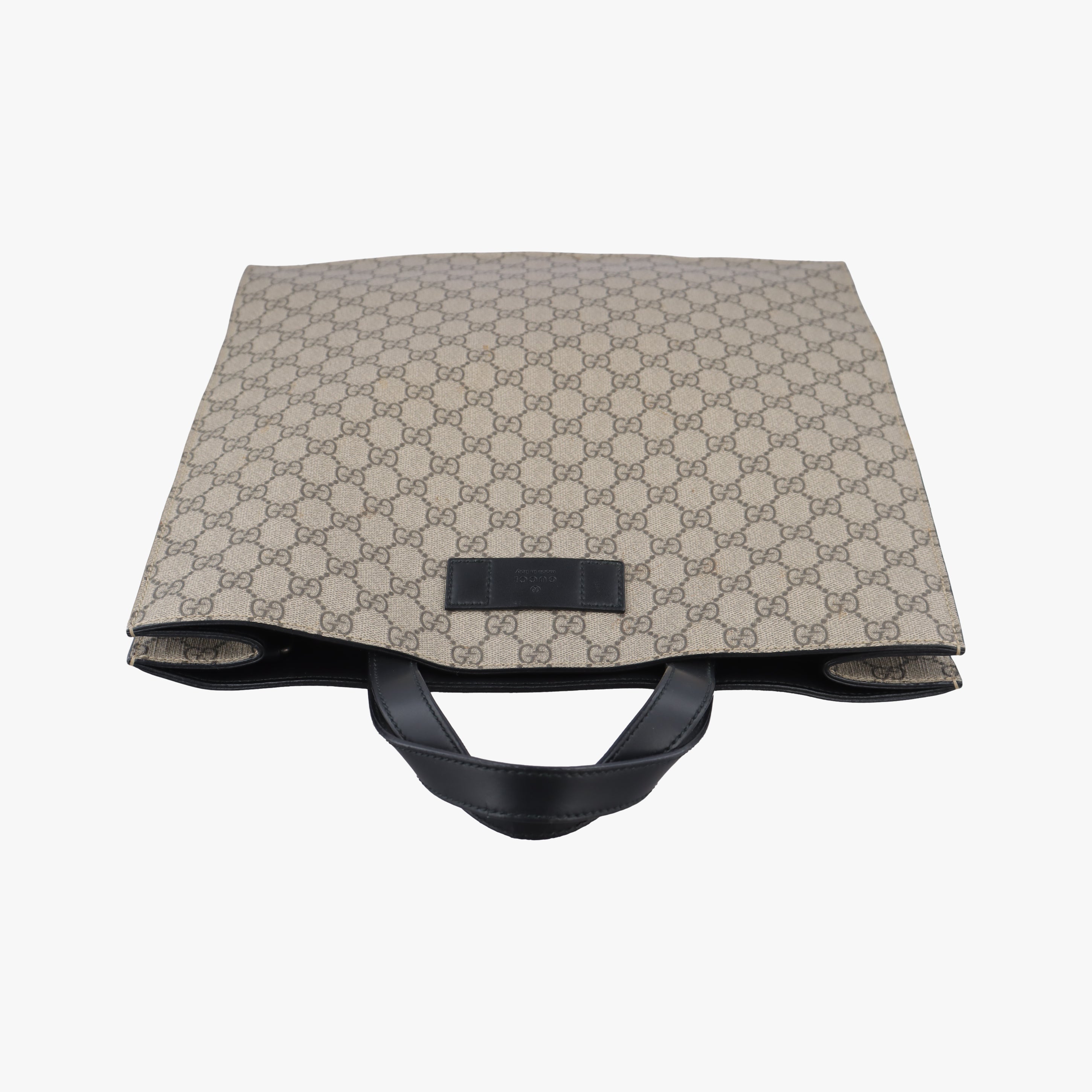 Pre-owned Gucci GG Plus GG Supreme Brown PVC coated canvas 456217 shoulderbag | stylenewstar