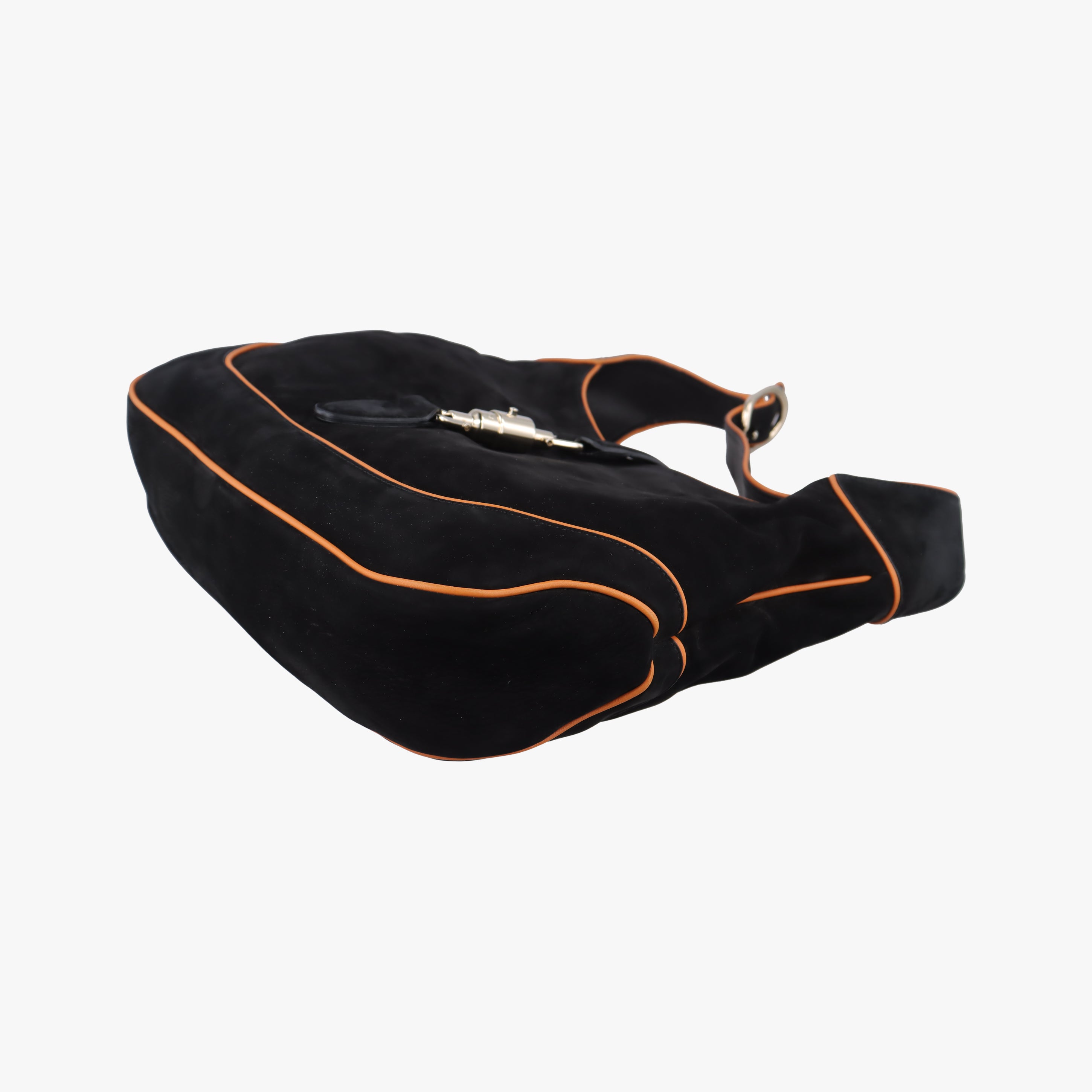 Secondhand Gucci New Jackie Black Suede 277520 shoulderbag | stylenewstar