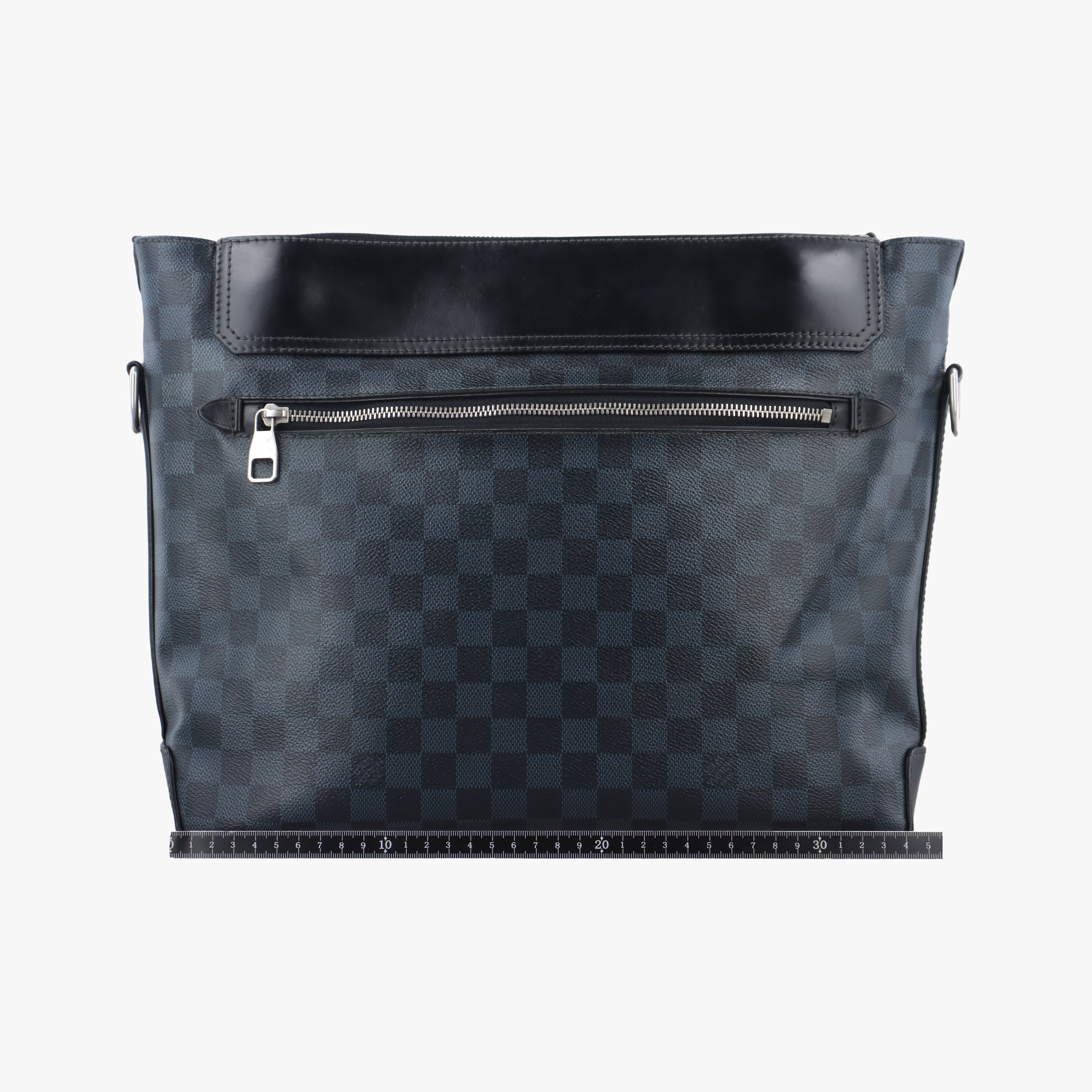 Pre-owned Louis Vuitton Messenger Greenwich Navy×Noir Damier Cobalt N41348 shoulderbag | stylenewstar