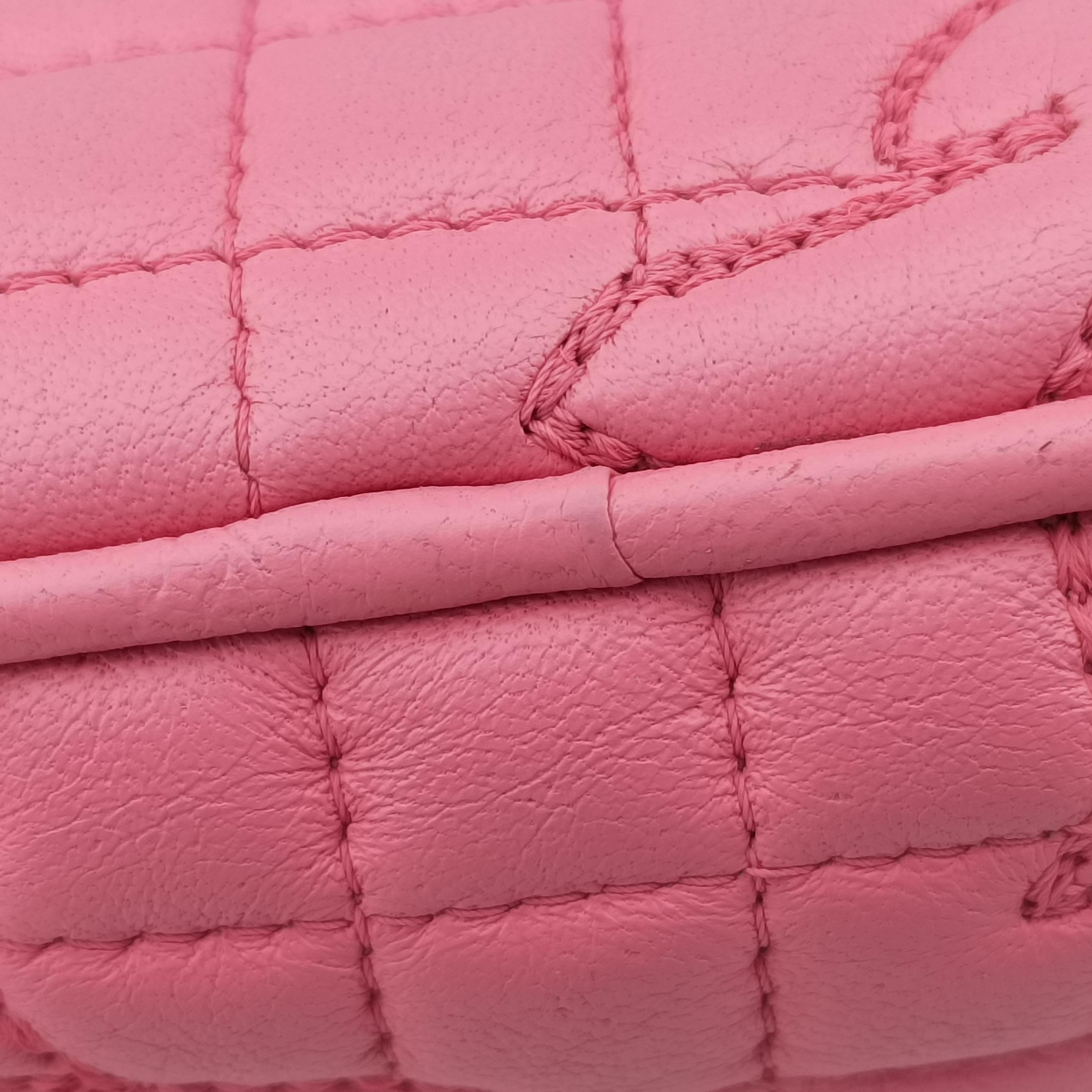 Pre-owned VERSACE Medusa Pink leather  shoulderbag | stylenewstar