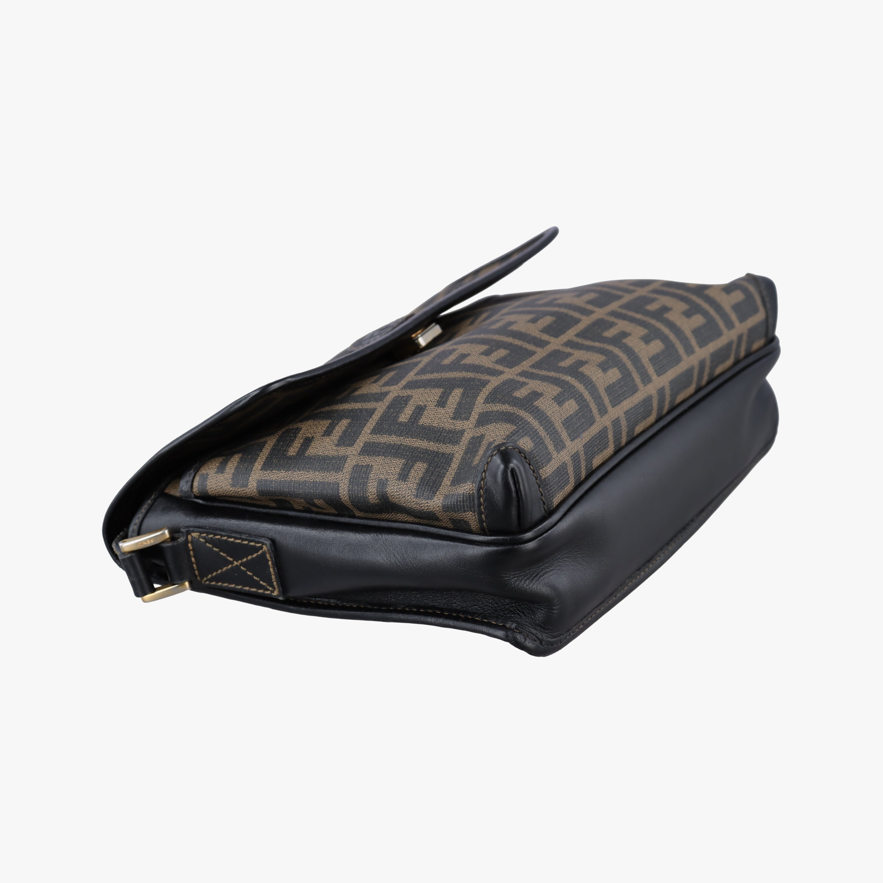 Secondhand Fendi Zucca Brown PVC coated canvas  shoulderbag | stylenewstar