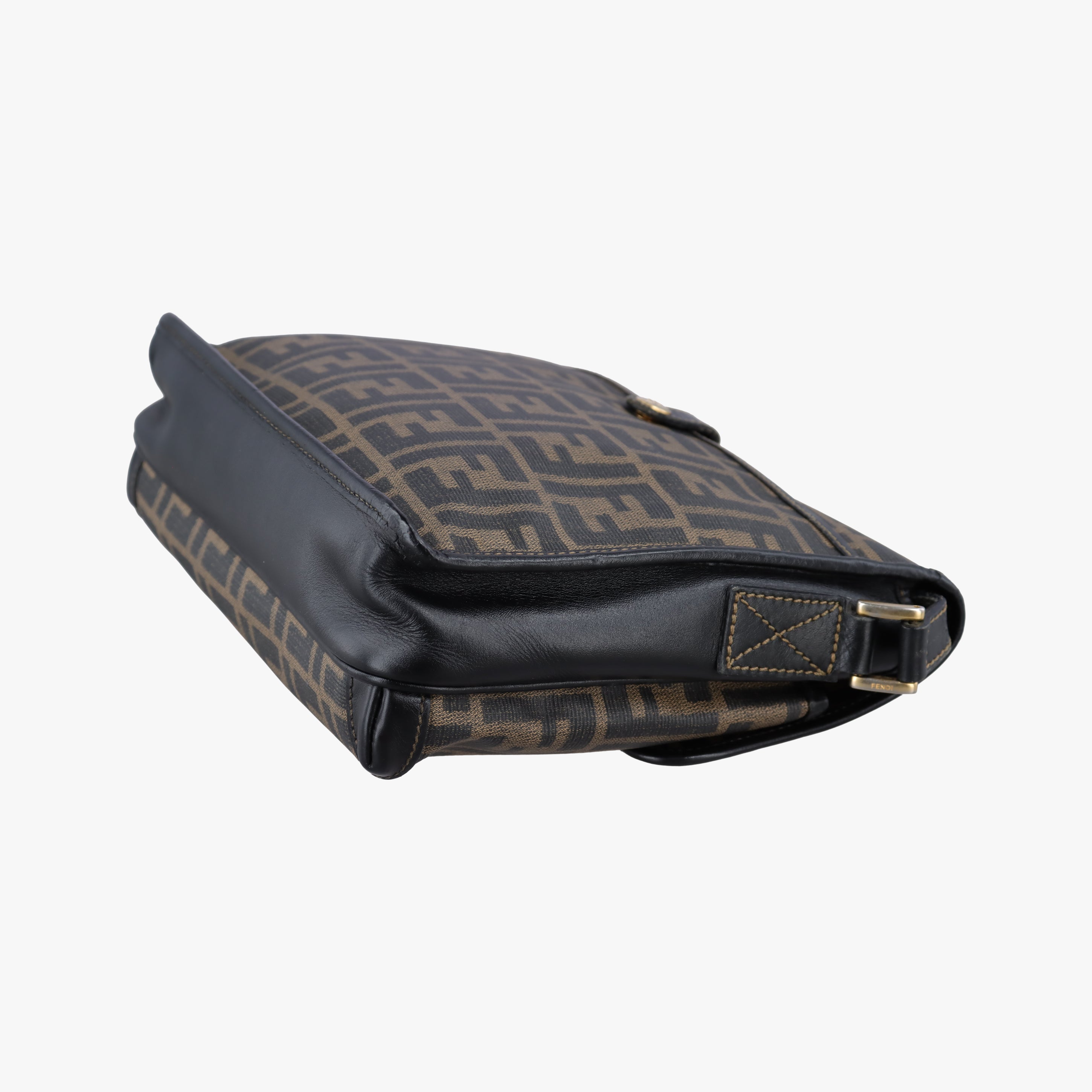 Secondhand Fendi Zucca Brown PVC coated canvas  shoulderbag | stylenewstar