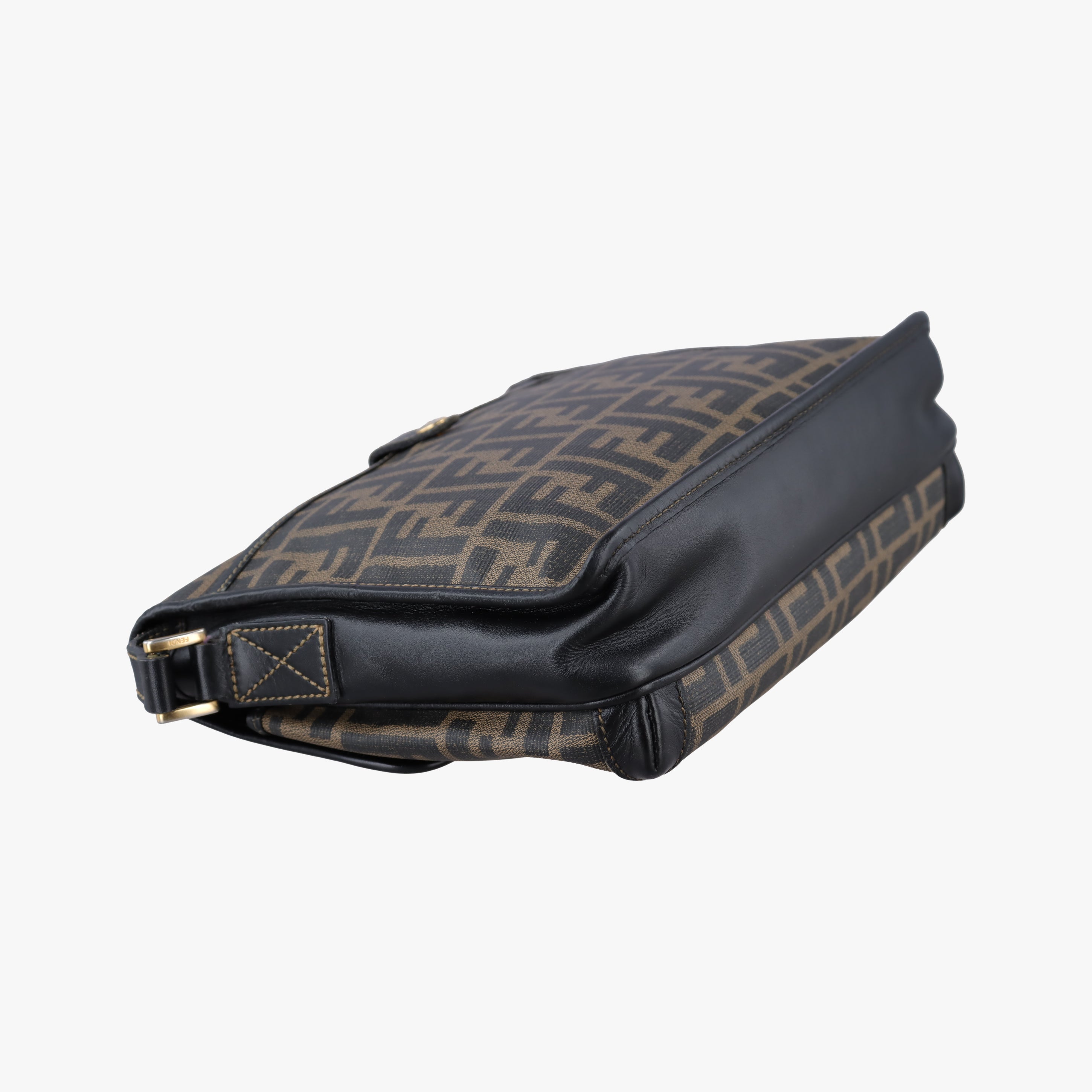 Secondhand Fendi Zucca Brown PVC coated canvas  shoulderbag | stylenewstar