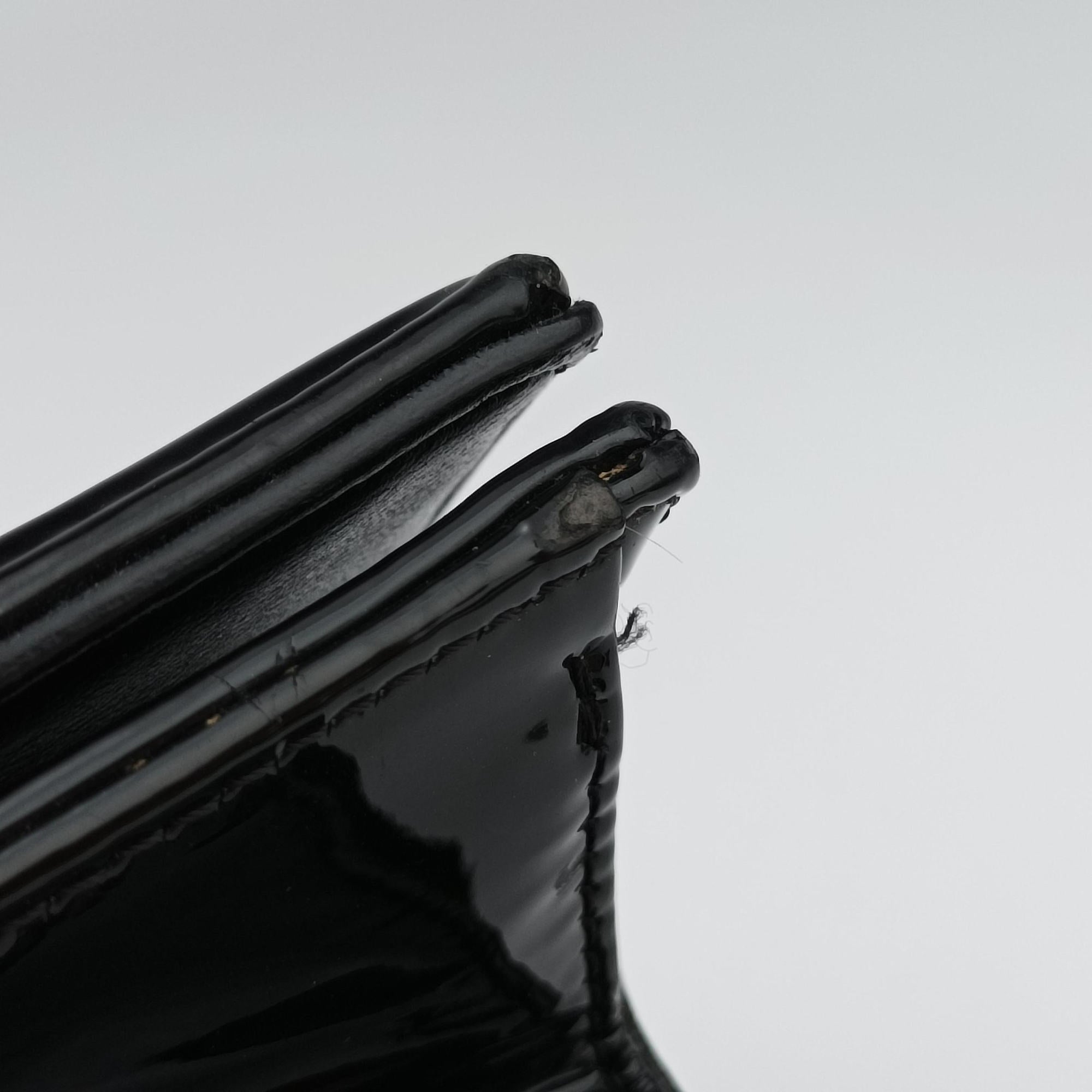 Pre-owned Christian Dior Diorama Black patent  shoulderbag | stylenewstar