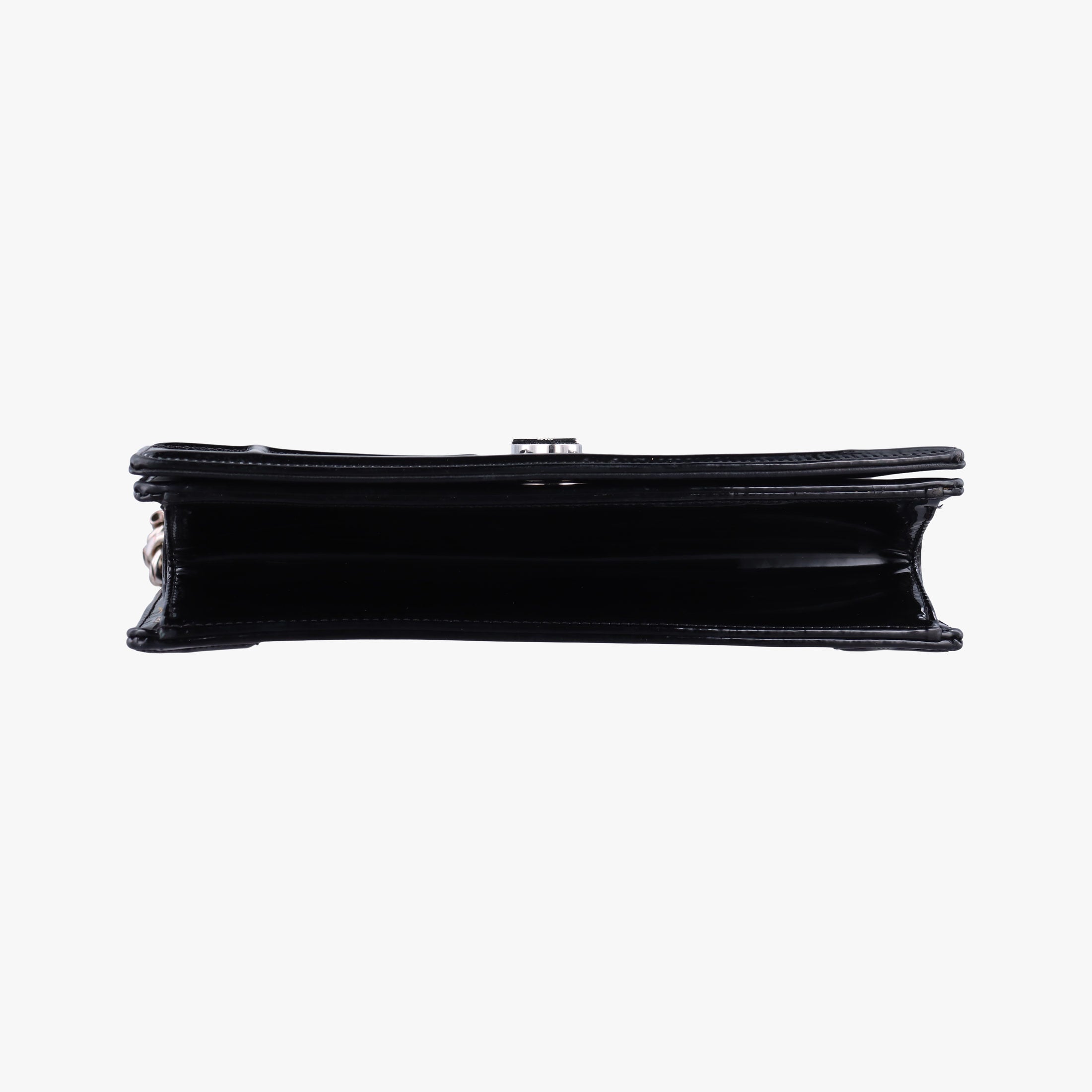 Pre-owned Christian Dior Diorama Black patent  shoulderbag | stylenewstar