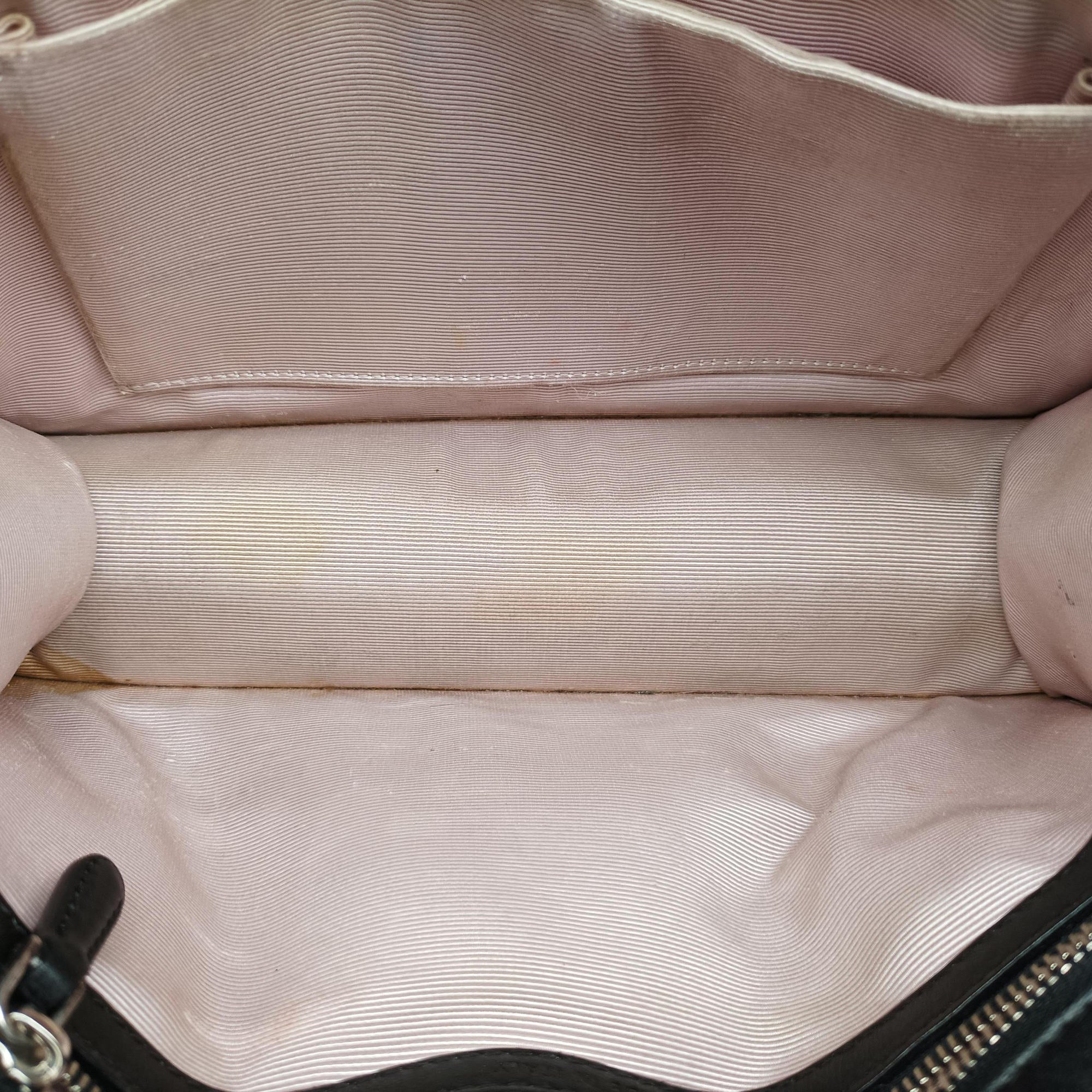 Pre-owned Christian Dior Diorama Black patent  shoulderbag | stylenewstar