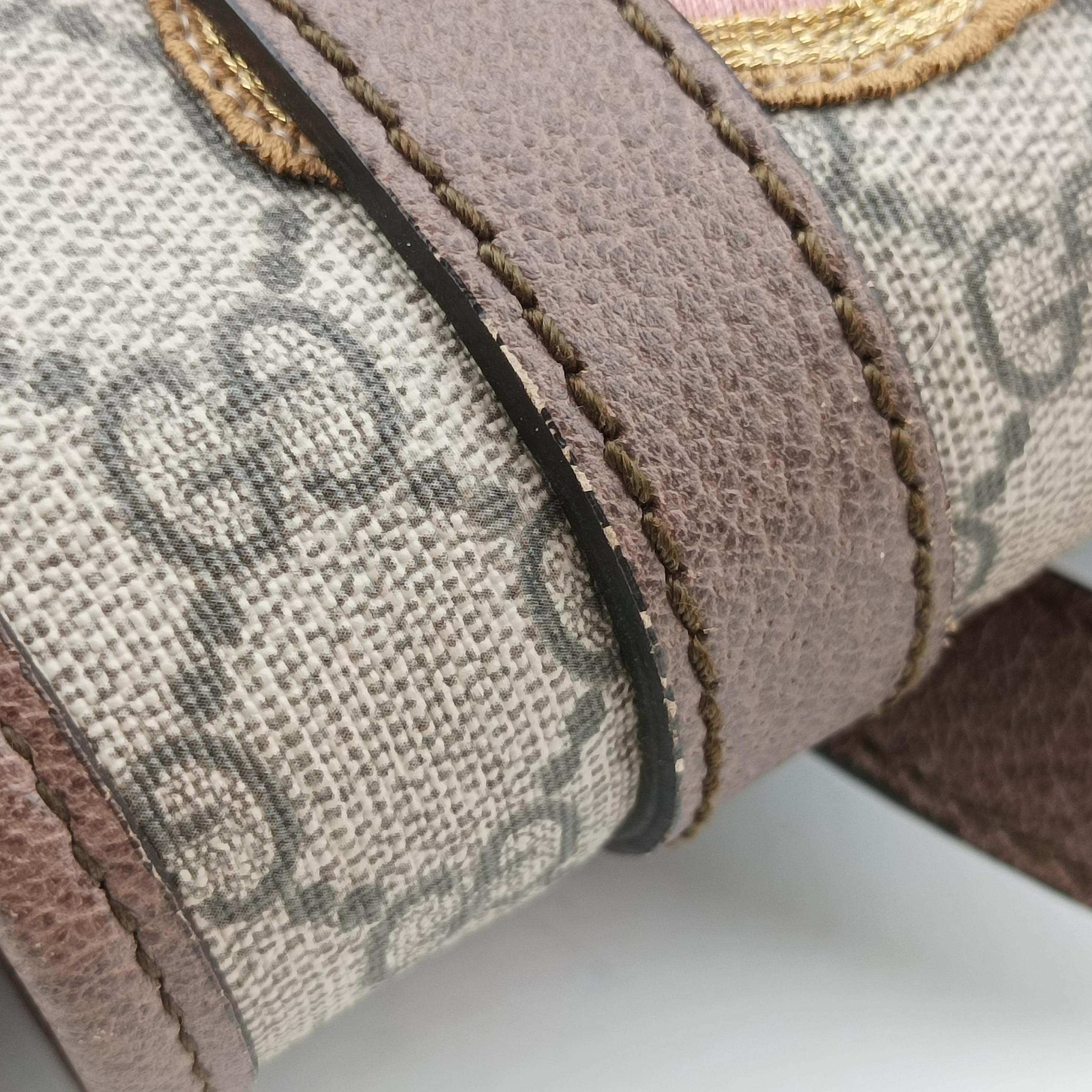 Vintage Gucci Soft GG Supreme Brown×multicolor PVC coated canvas 473869 backpack/rucksack | stylenewstar