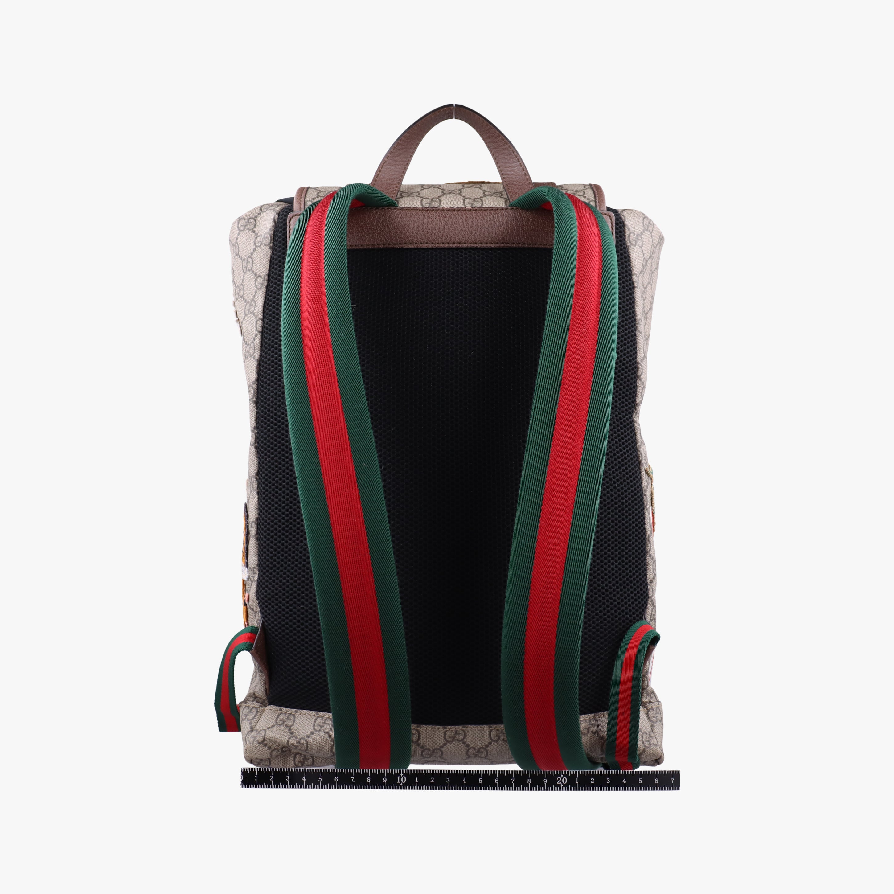 Vintage Gucci Soft GG Supreme Brown×multicolor PVC coated canvas 473869 backpack/rucksack | stylenewstar