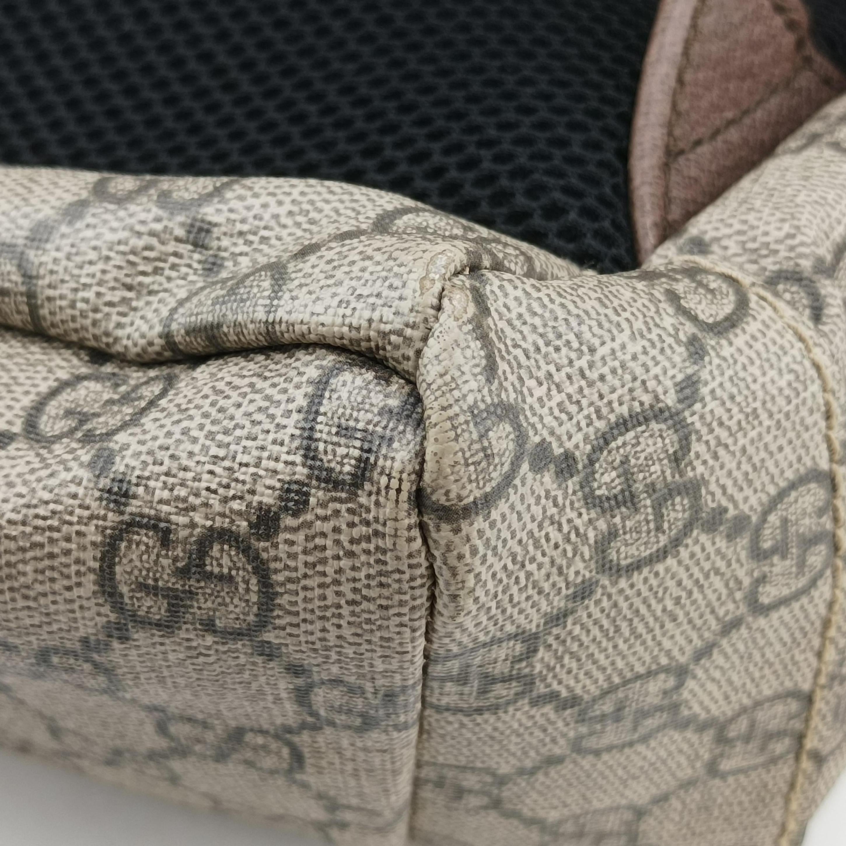 Vintage Gucci Soft GG Supreme Brown×multicolor PVC coated canvas 473869 backpack/rucksack | stylenewstar