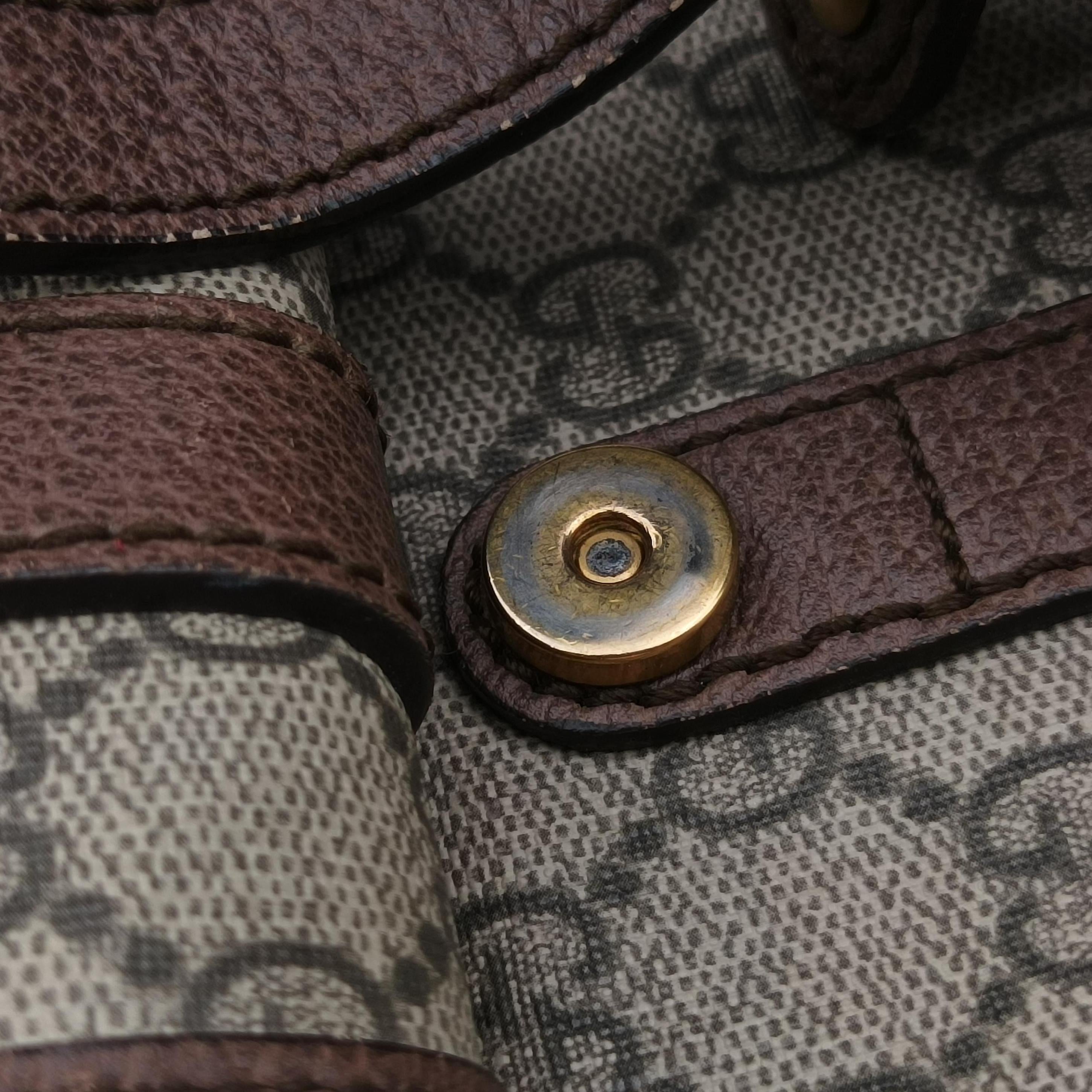 Vintage Gucci Soft GG Supreme Brown×multicolor PVC coated canvas 473869 backpack/rucksack | stylenewstar