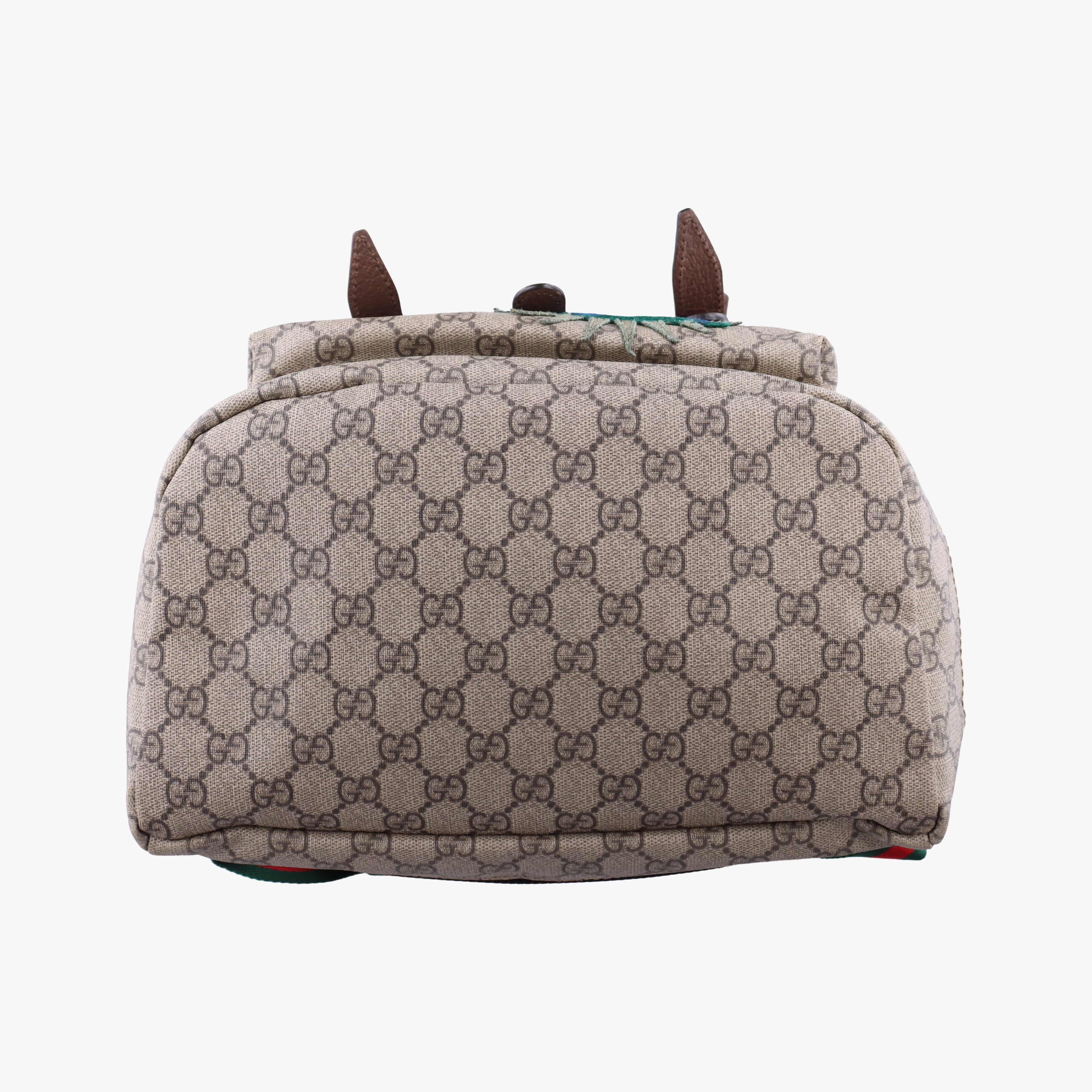 Vintage Gucci Soft GG Supreme Brown×multicolor PVC coated canvas 473869 backpack/rucksack | stylenewstar