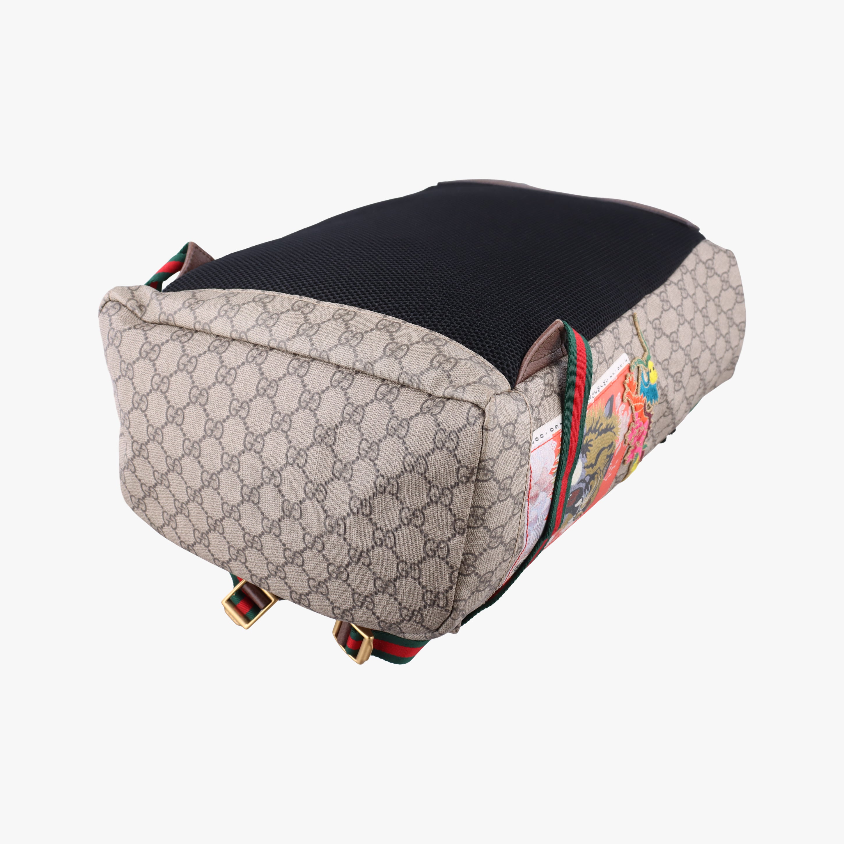 Vintage Gucci Soft GG Supreme Brown×multicolor PVC coated canvas 473869 backpack/rucksack | stylenewstar