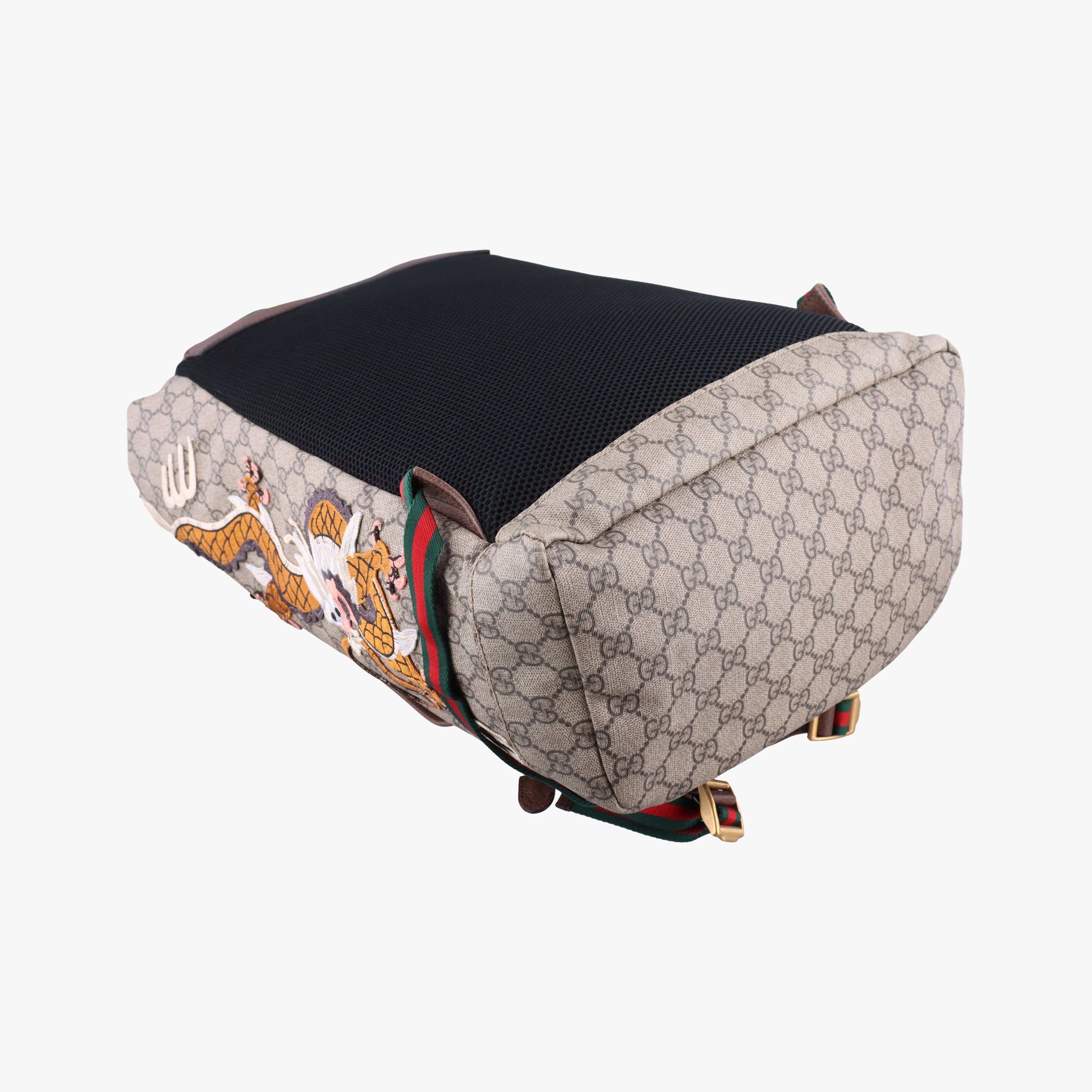 Vintage Gucci Soft GG Supreme Brown×multicolor PVC coated canvas 473869 backpack/rucksack | stylenewstar