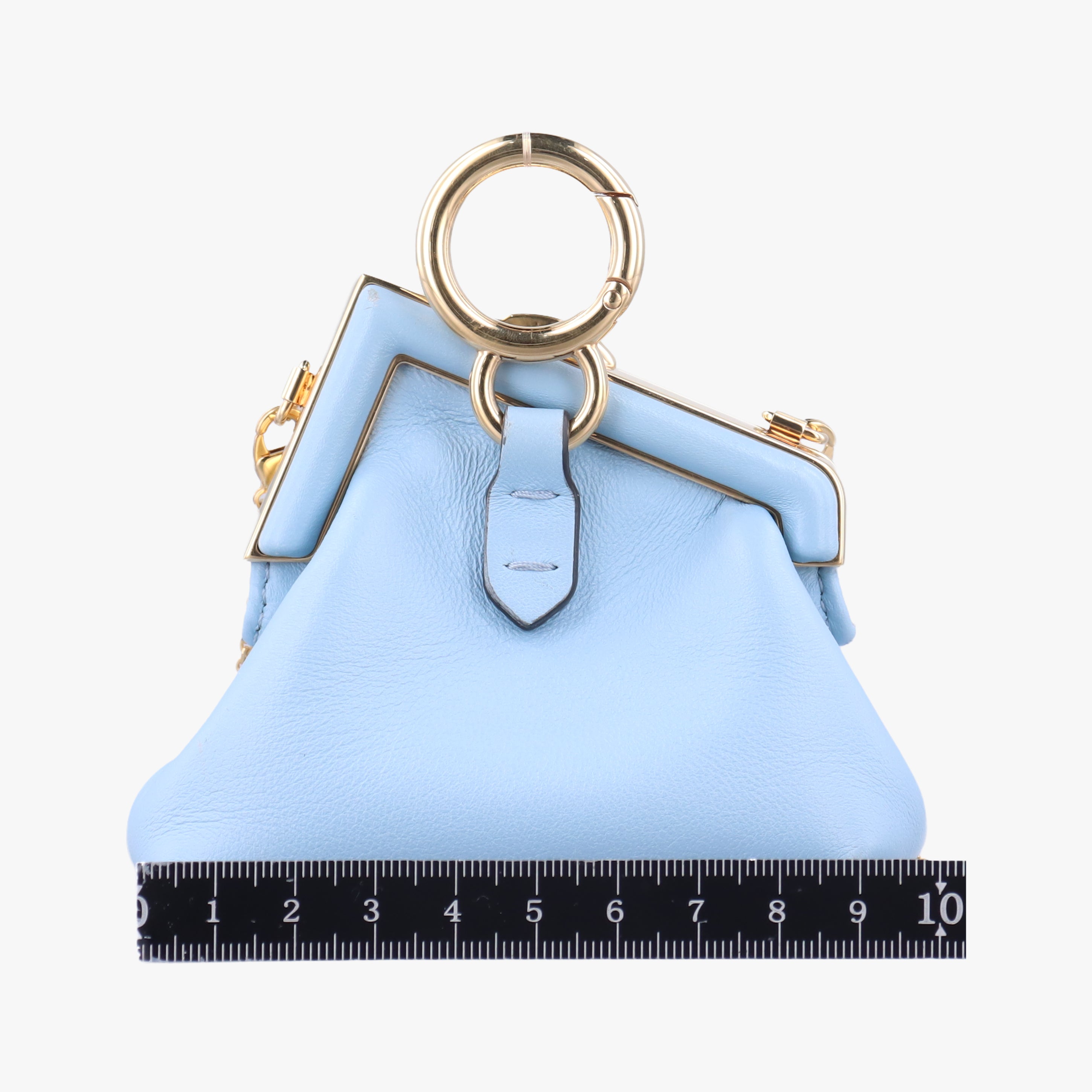 Secondhand Fendi Nano First Blue Leather 7AS051 shoulderbag | stylenewstar