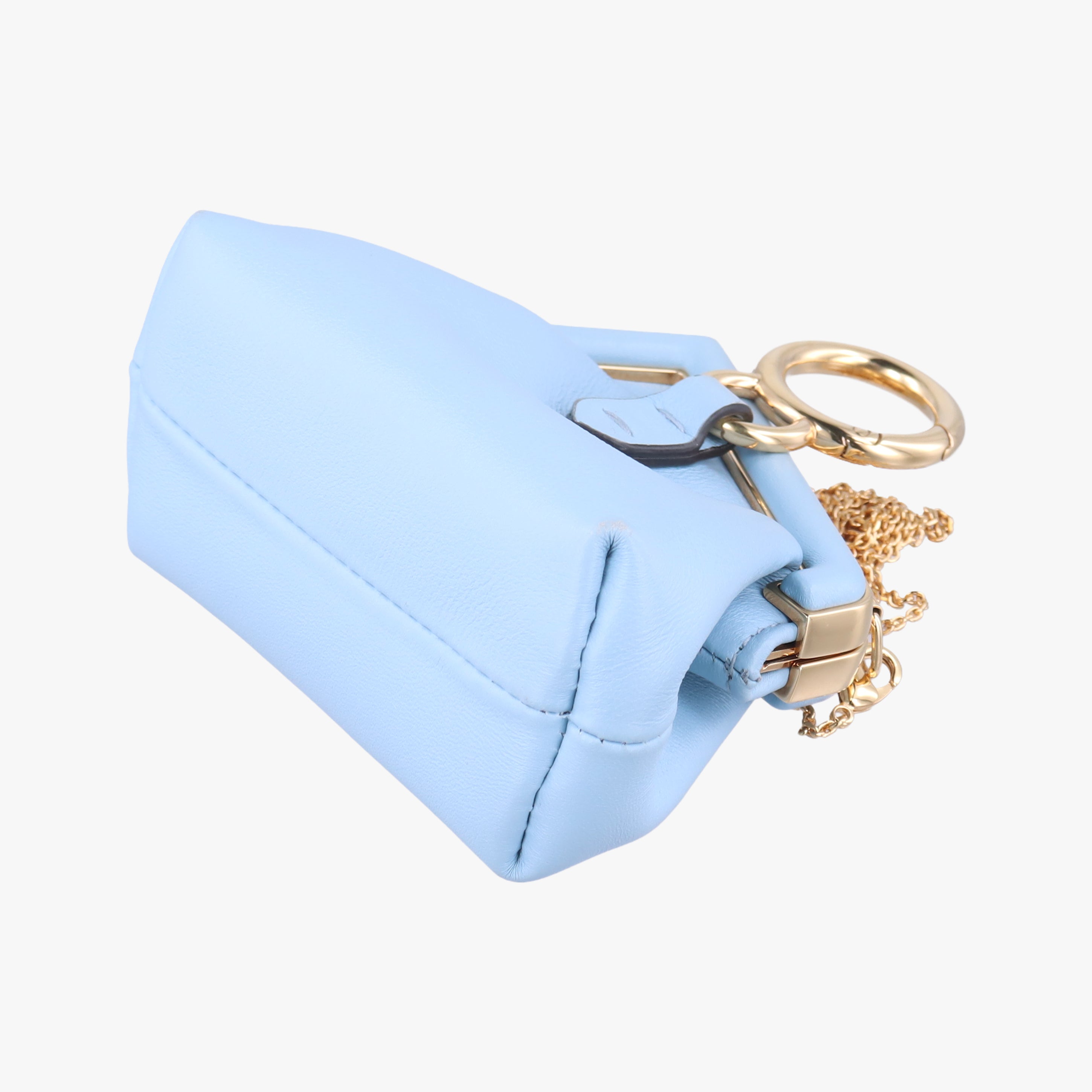 Secondhand Fendi Nano First Blue Leather 7AS051 shoulderbag | stylenewstar