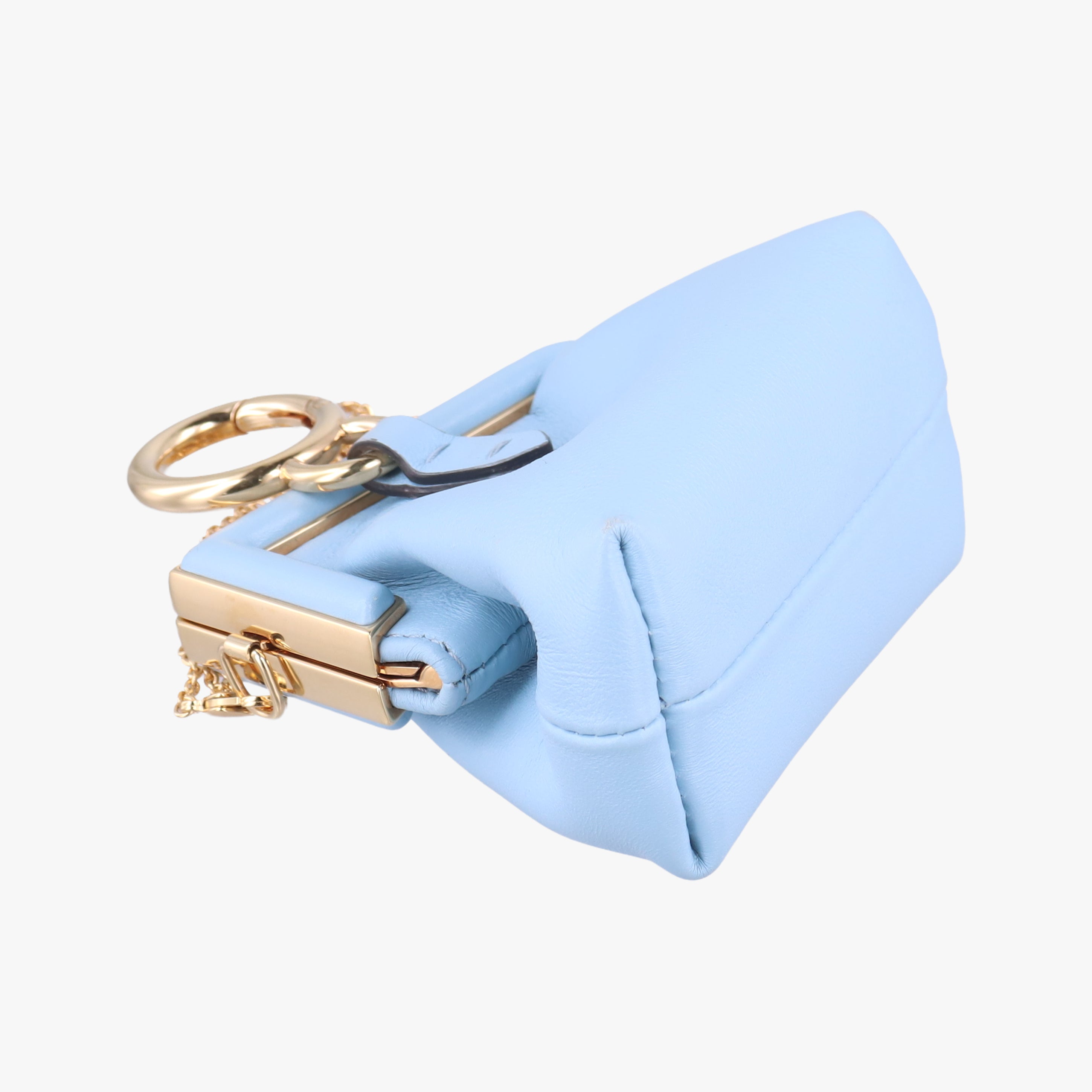 Secondhand Fendi Nano First Blue Leather 7AS051 shoulderbag | stylenewstar