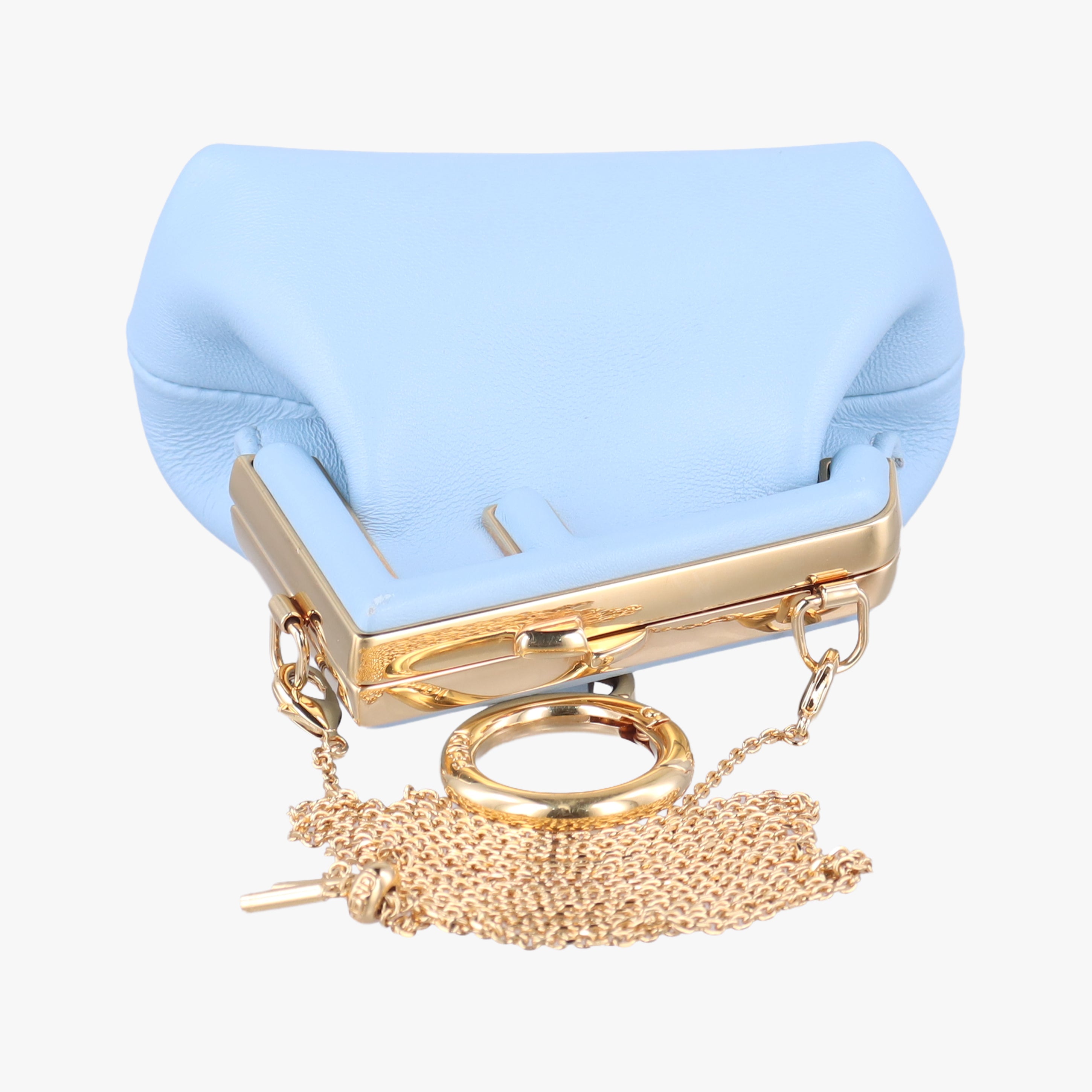 Secondhand Fendi Nano First Blue Leather 7AS051 shoulderbag | stylenewstar