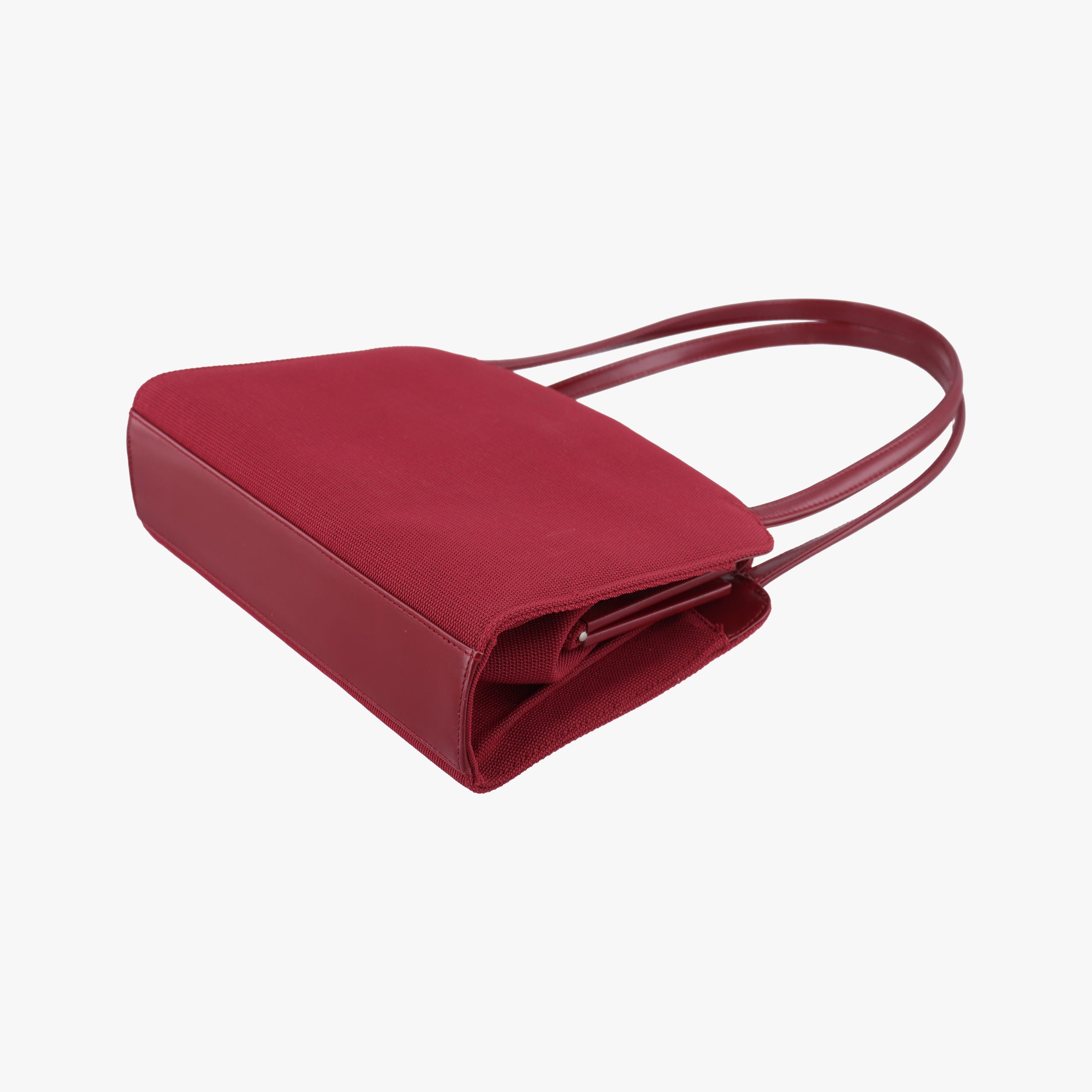 Vintage Gucci Square G Burgundy canvas 000 08 handbag | stylenewstar