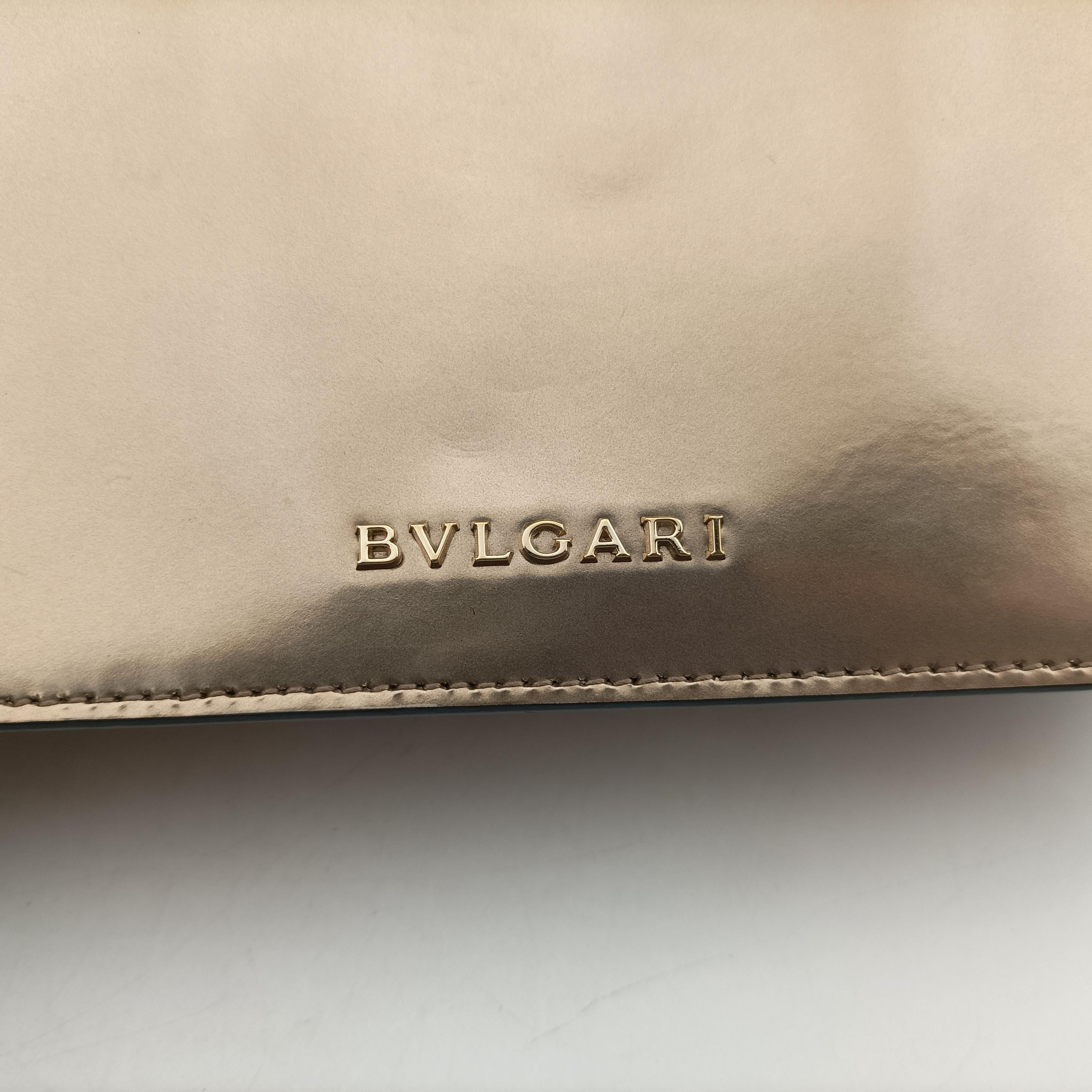 Pre-owned Bvlgari SERPENTI FOREVER Golden Patent  shoulderbag | stylenewstar