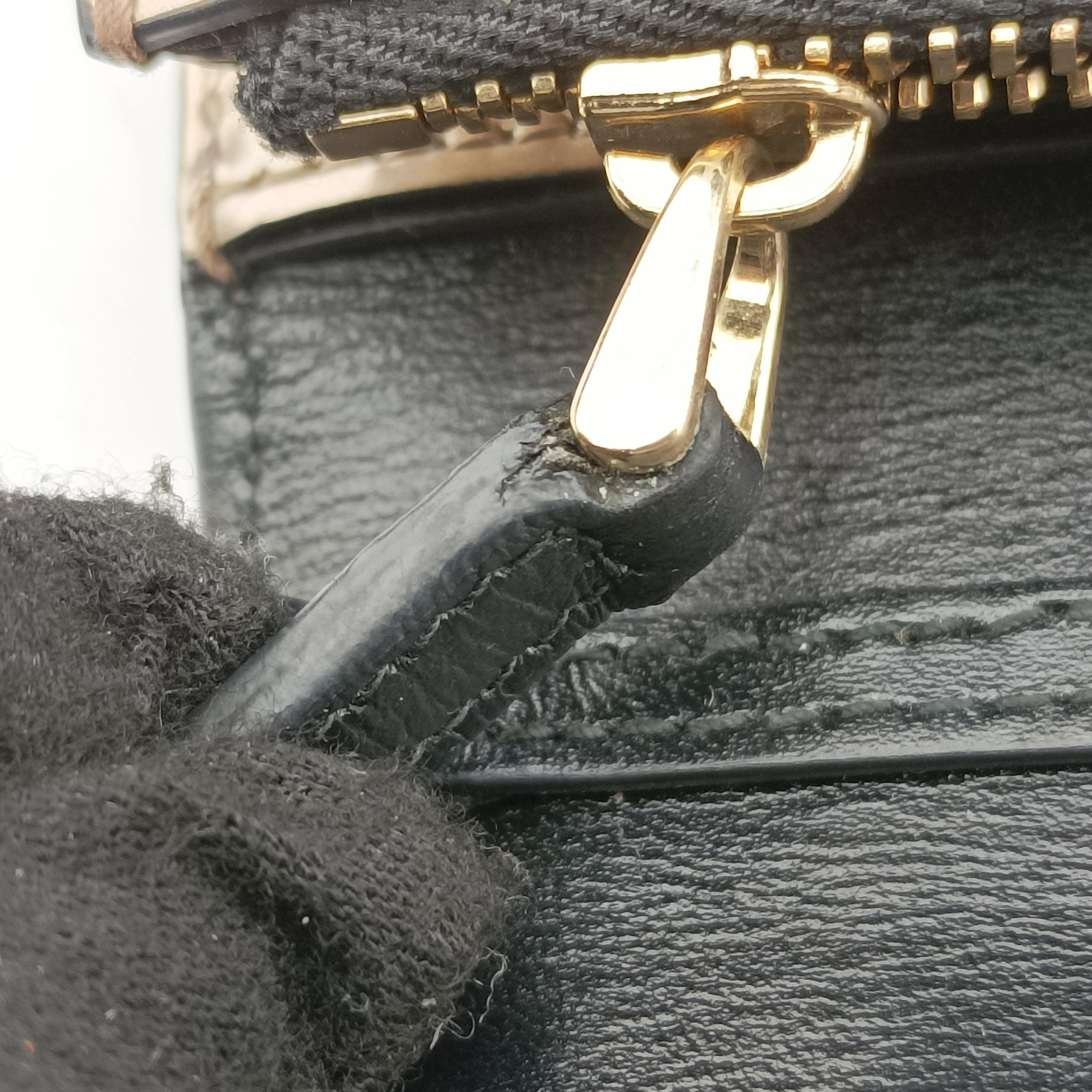 Pre-owned Bvlgari SERPENTI FOREVER Golden Patent  shoulderbag | stylenewstar