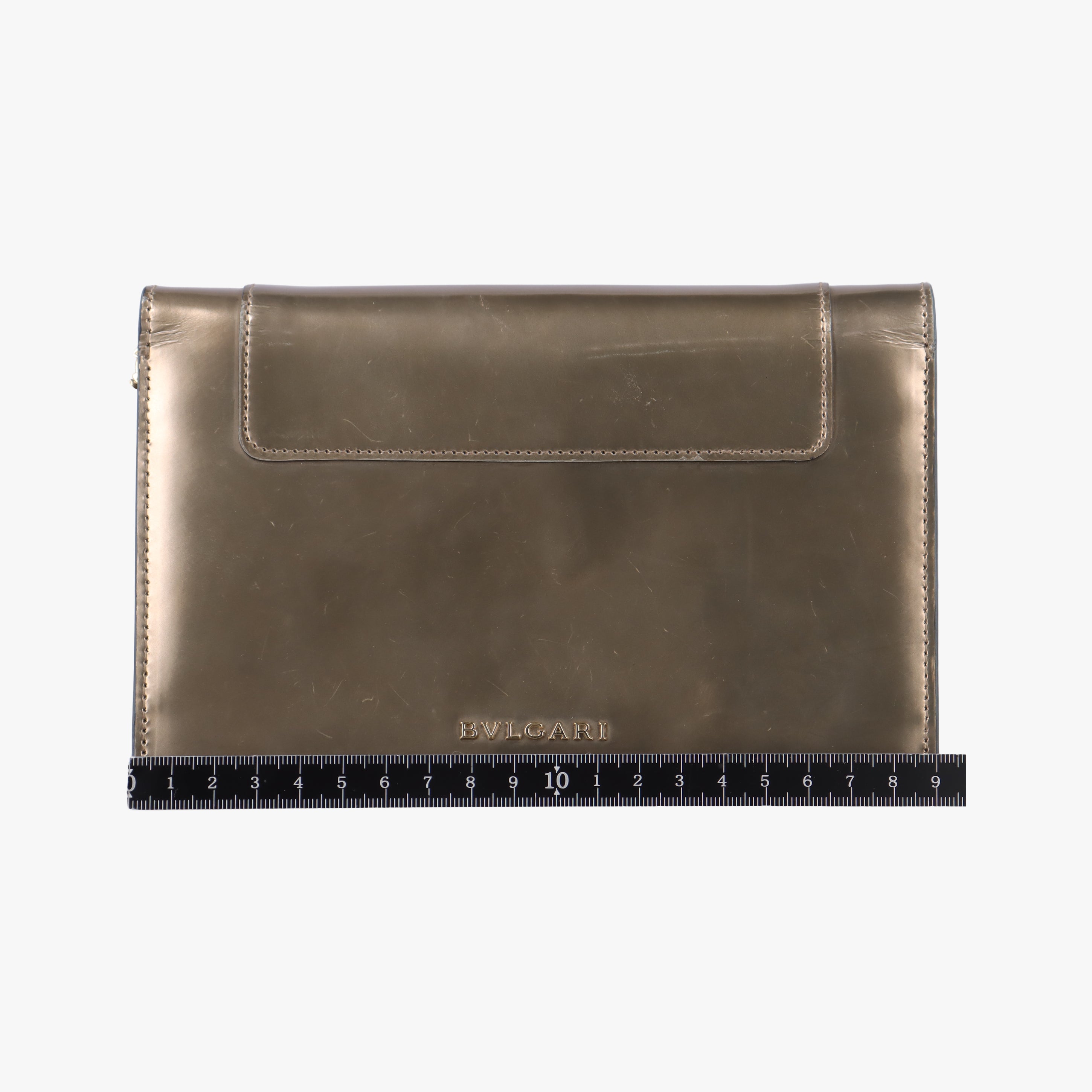 Pre-owned Bvlgari SERPENTI FOREVER Golden Patent  shoulderbag | stylenewstar