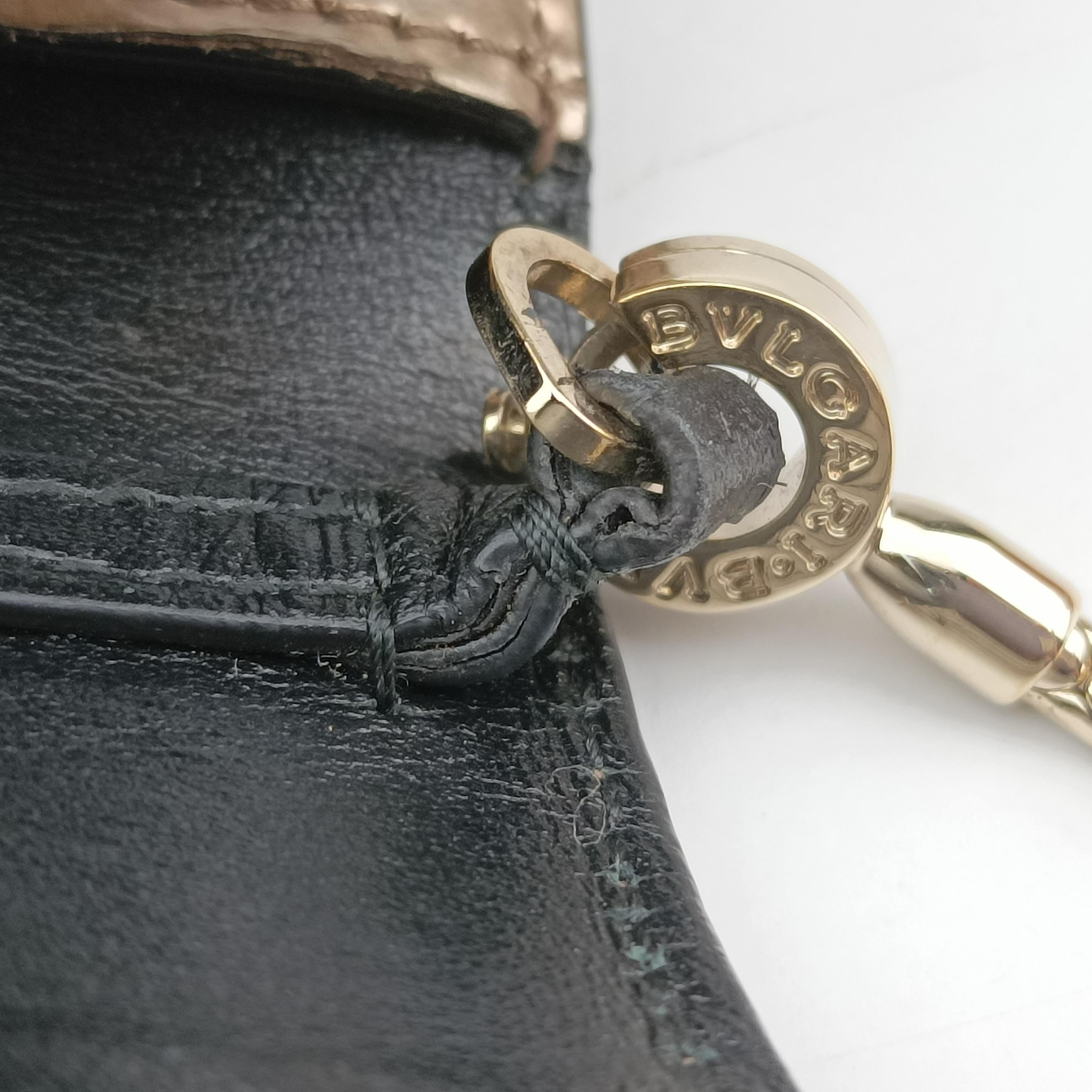 Pre-owned Bvlgari SERPENTI FOREVER Golden Patent  shoulderbag | stylenewstar