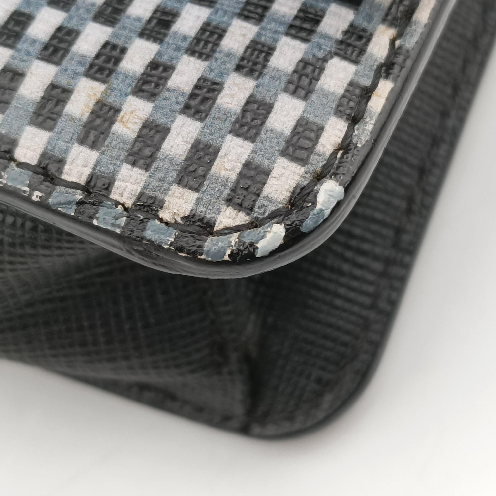 Pre-owned Fendi Karlito Lagerfeld Studded Black×Multicolour Leather 8M0346 shoulderbag | stylenewstar