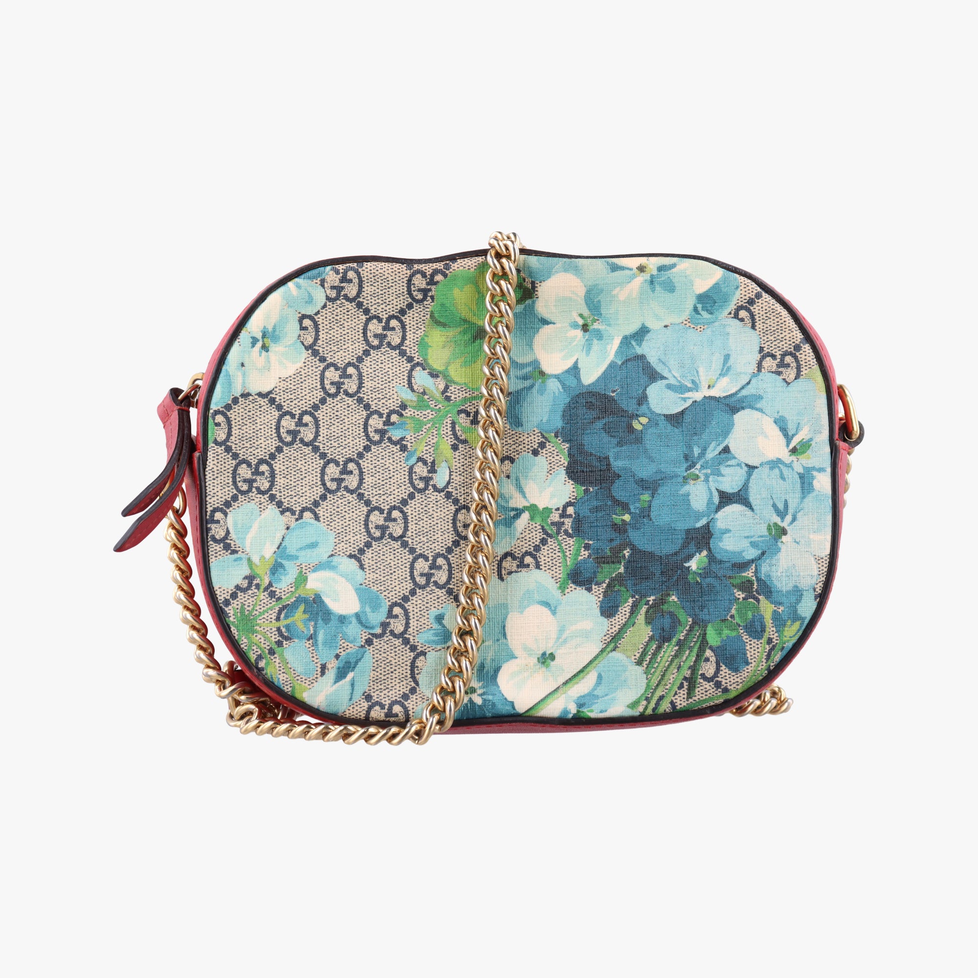 Pre-owned Gucci GG Blooms beige×Multicolour PVC coated canvas×Leather 546313 shoulderbag | stylenewstar