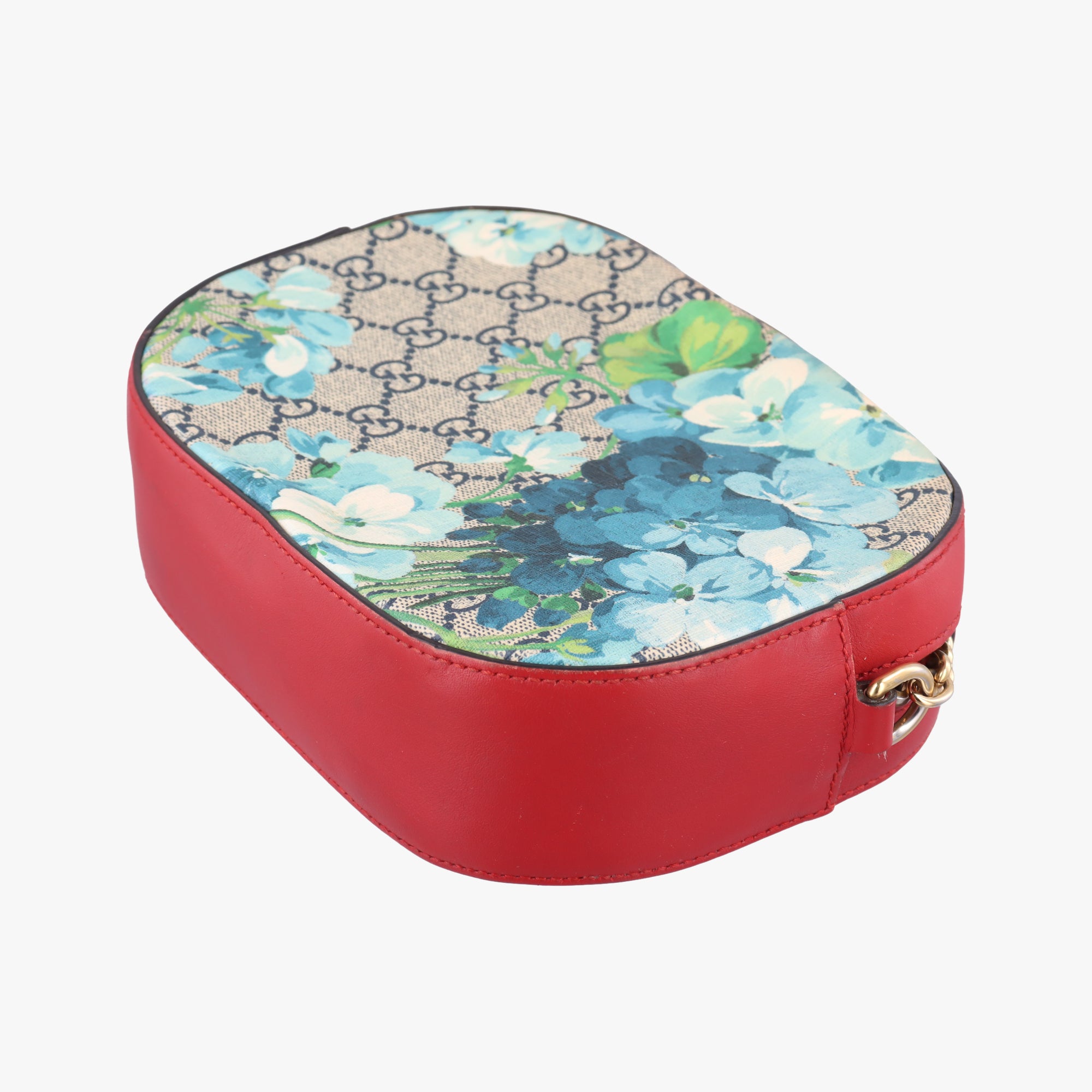 Pre-owned Gucci GG Blooms beige×Multicolour PVC coated canvas×Leather 546313 shoulderbag | stylenewstar