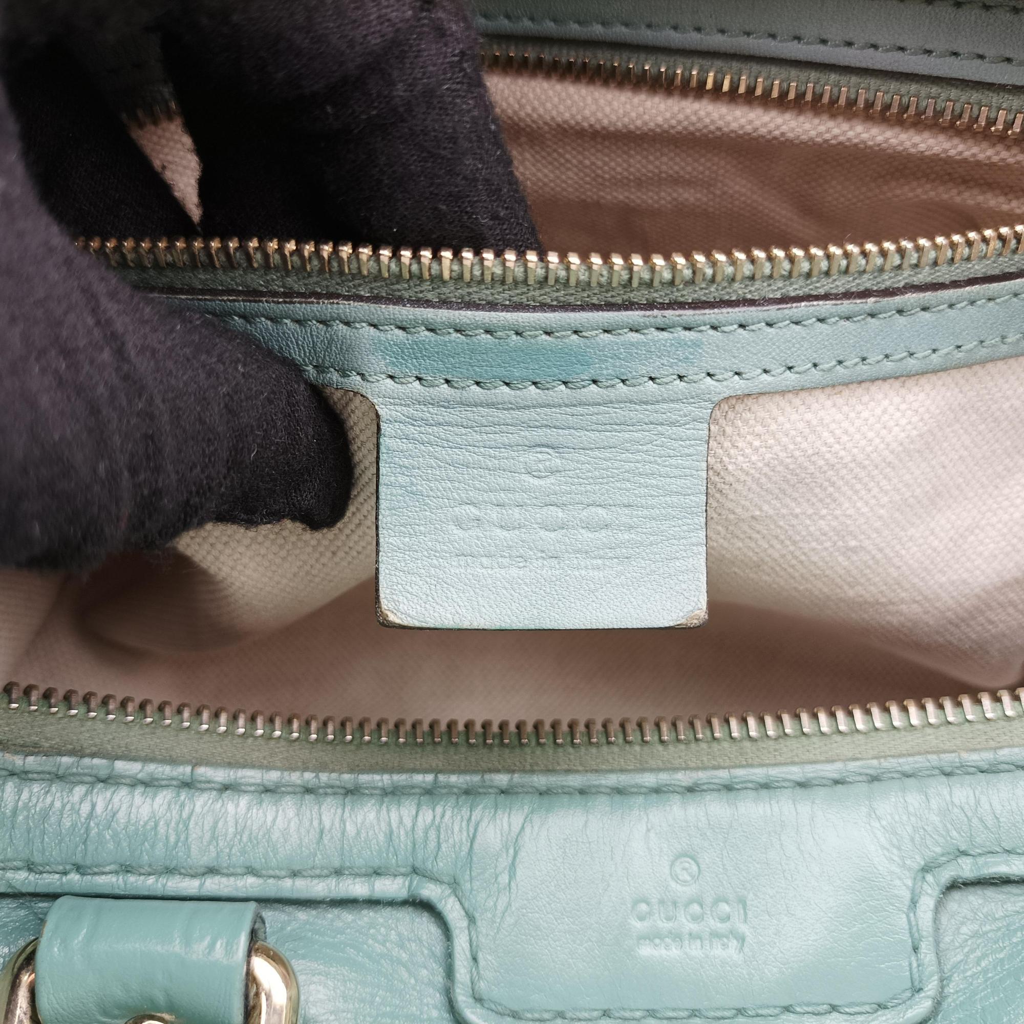 Vintage Gucci Sherry Line Blue Leather 247205 shoulderbag | stylenewstar