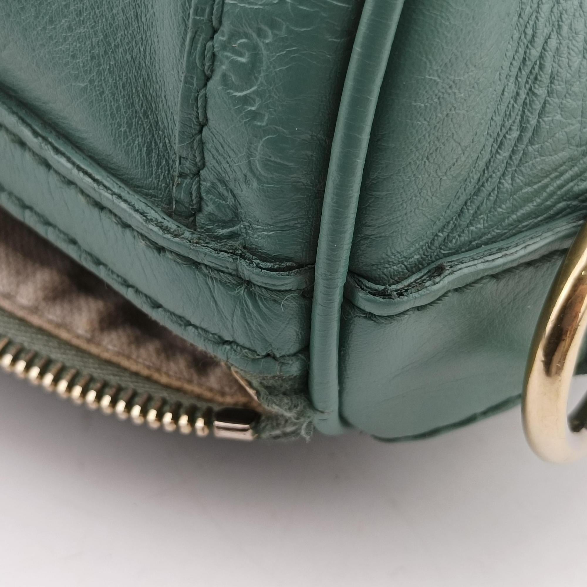 Vintage Gucci Sherry Line Blue Leather 247205 shoulderbag | stylenewstar