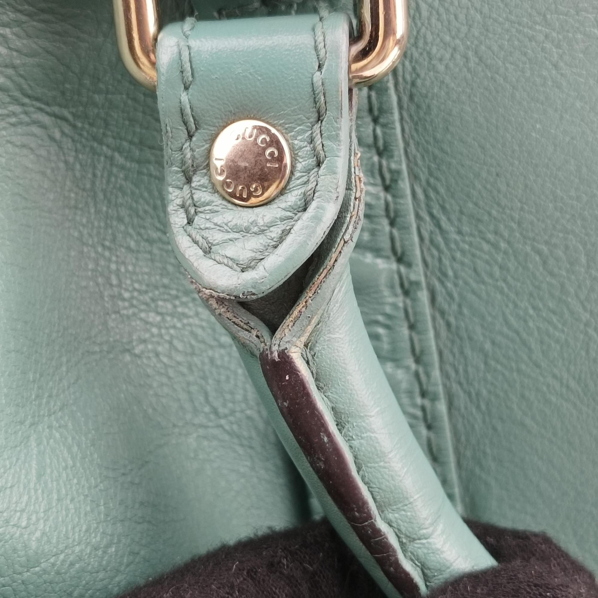 Vintage Gucci Sherry Line Blue Leather 247205 shoulderbag | stylenewstar