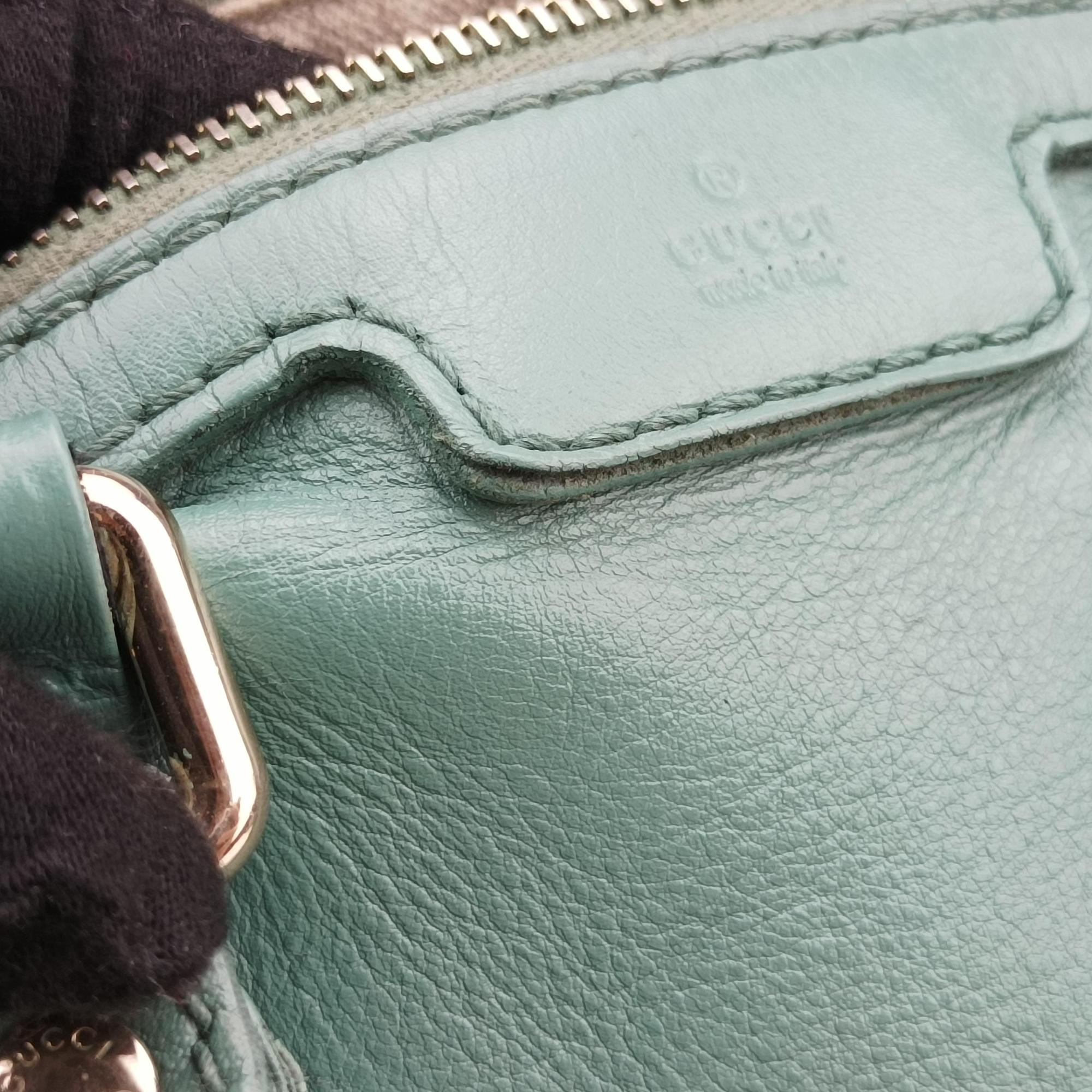 Vintage Gucci Sherry Line Blue Leather 247205 shoulderbag | stylenewstar