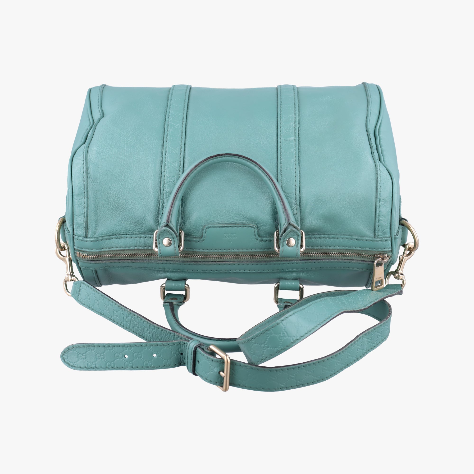 Vintage Gucci Sherry Line Blue Leather 247205 shoulderbag | stylenewstar
