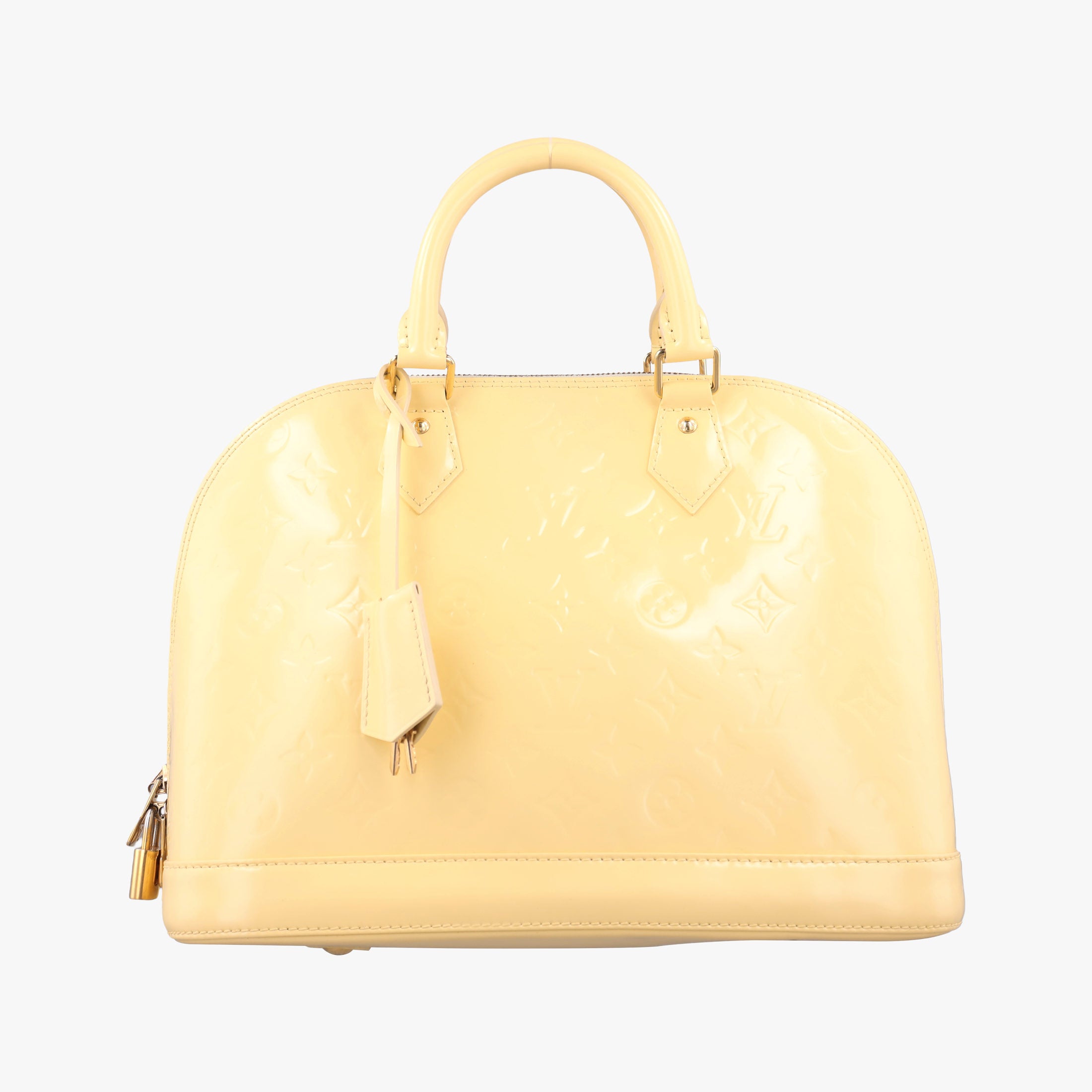 Secondhand Louis Vuitton ALMA PM CITRINE Vernis M90101 handbag | stylenewstar