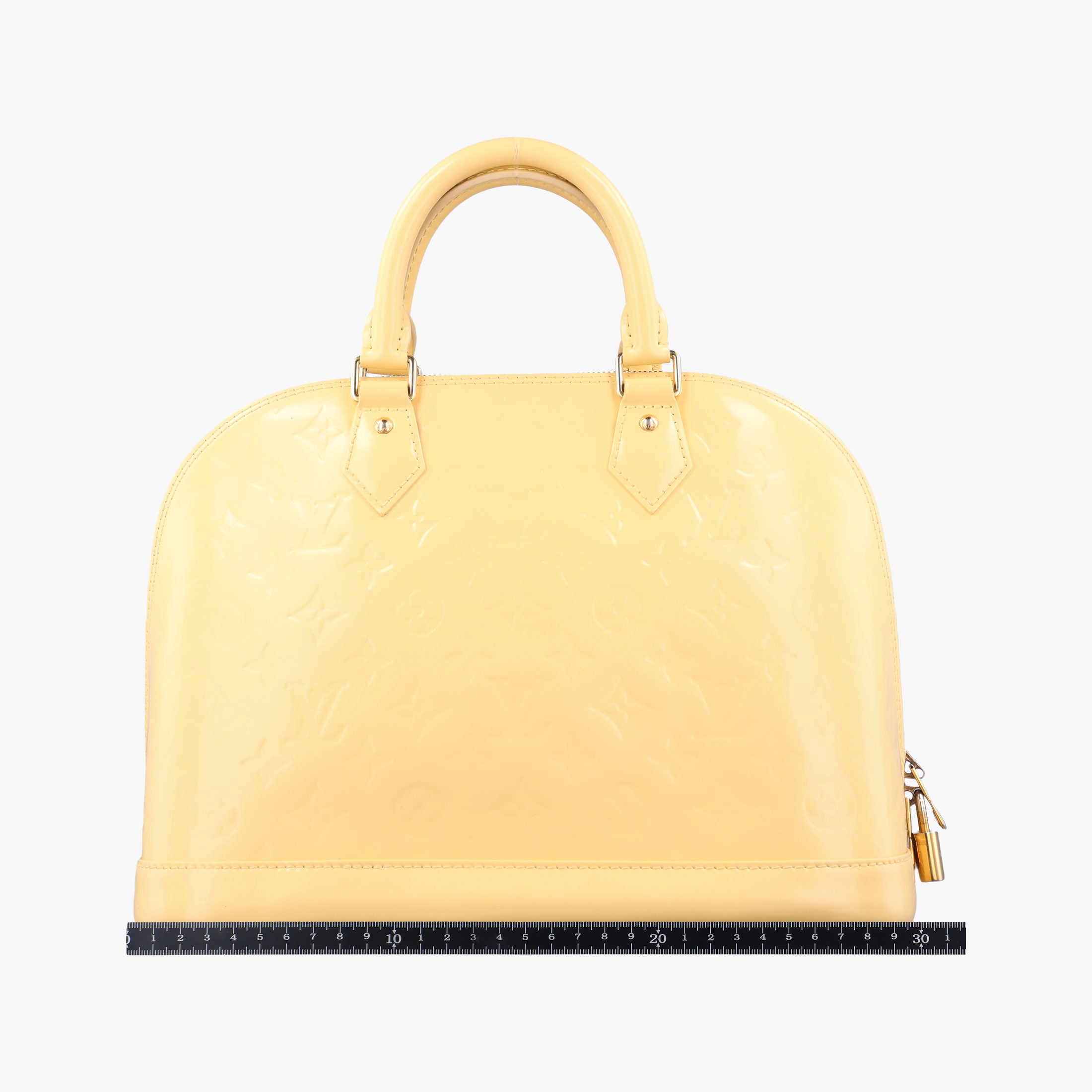 Secondhand Louis Vuitton ALMA PM CITRINE Vernis M90101 handbag | stylenewstar